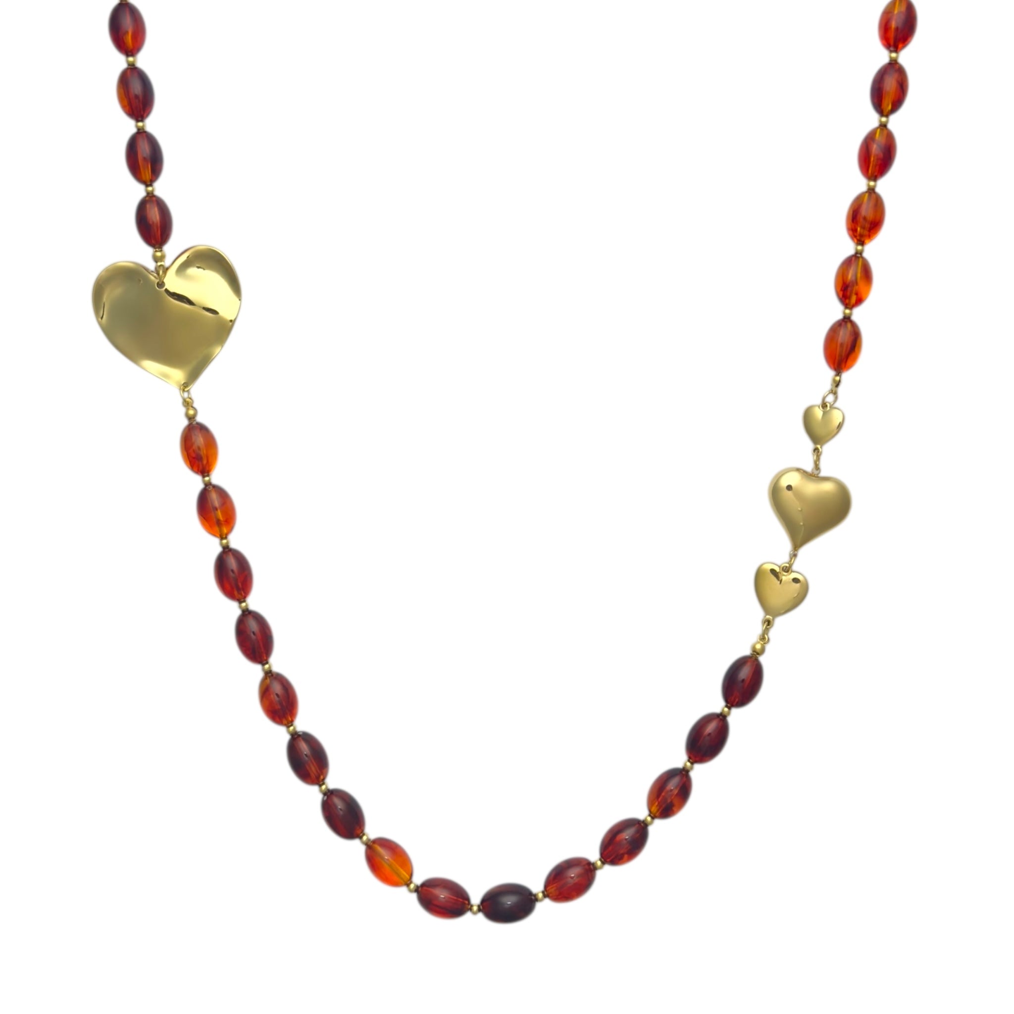 Beads love long necklace