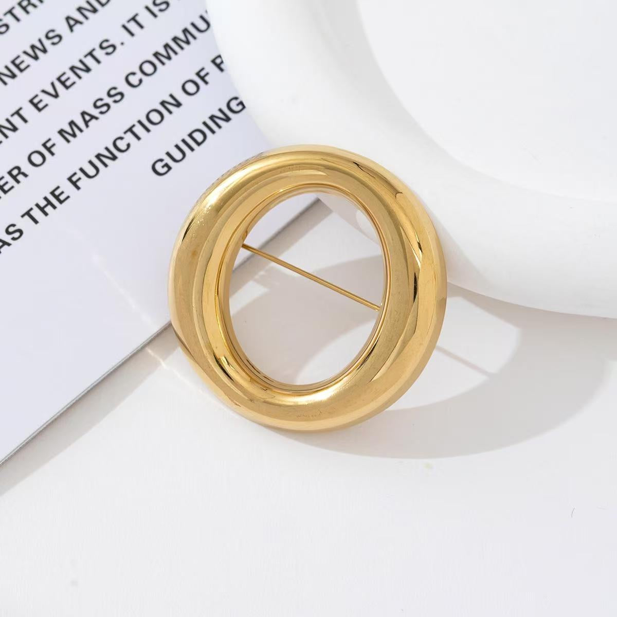 Open Circle broche