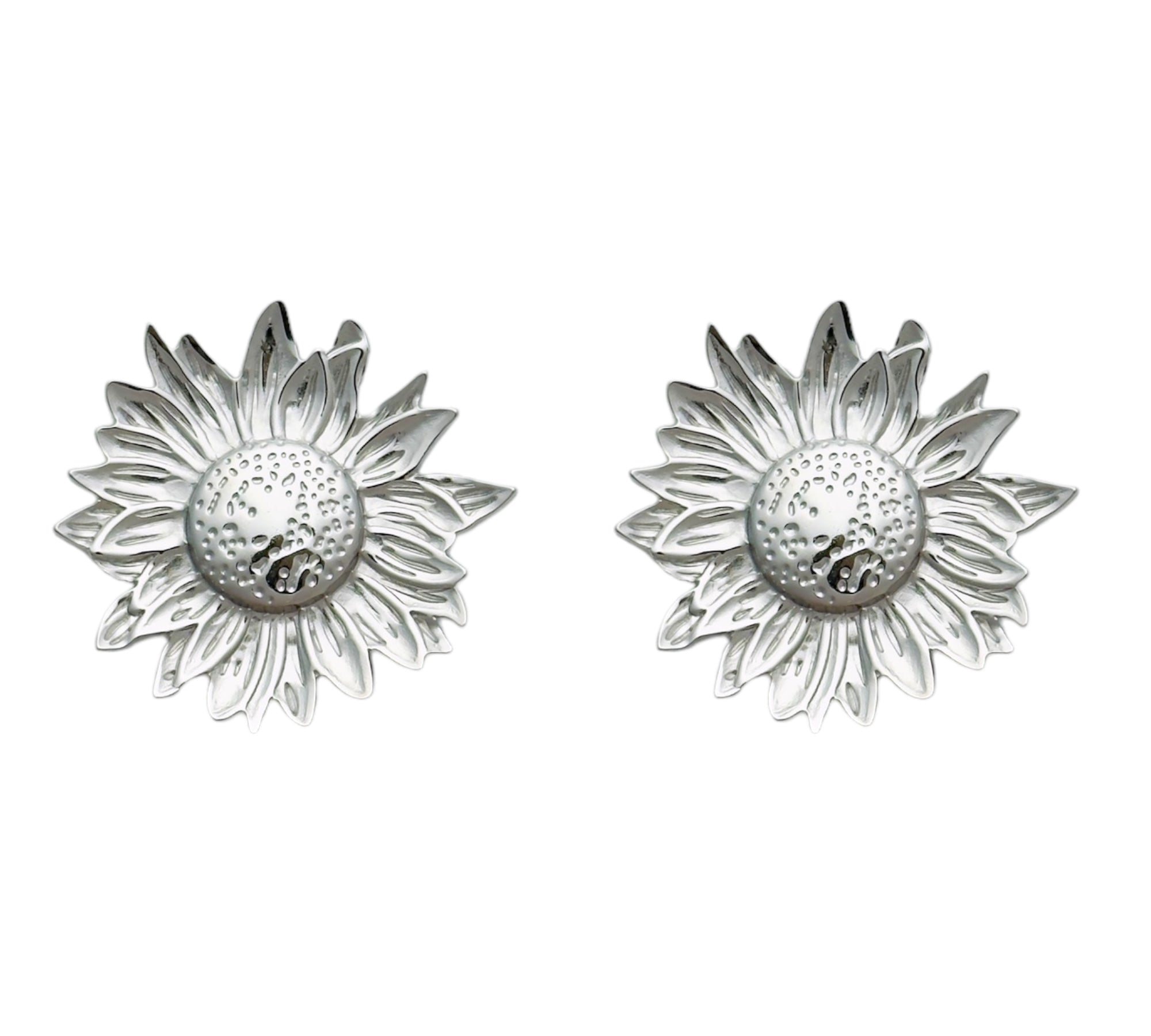 Sunflower stud earrings