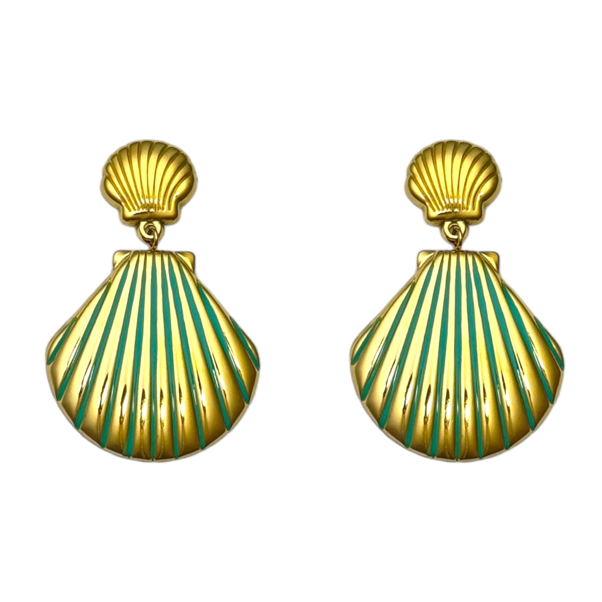 Double shell earring