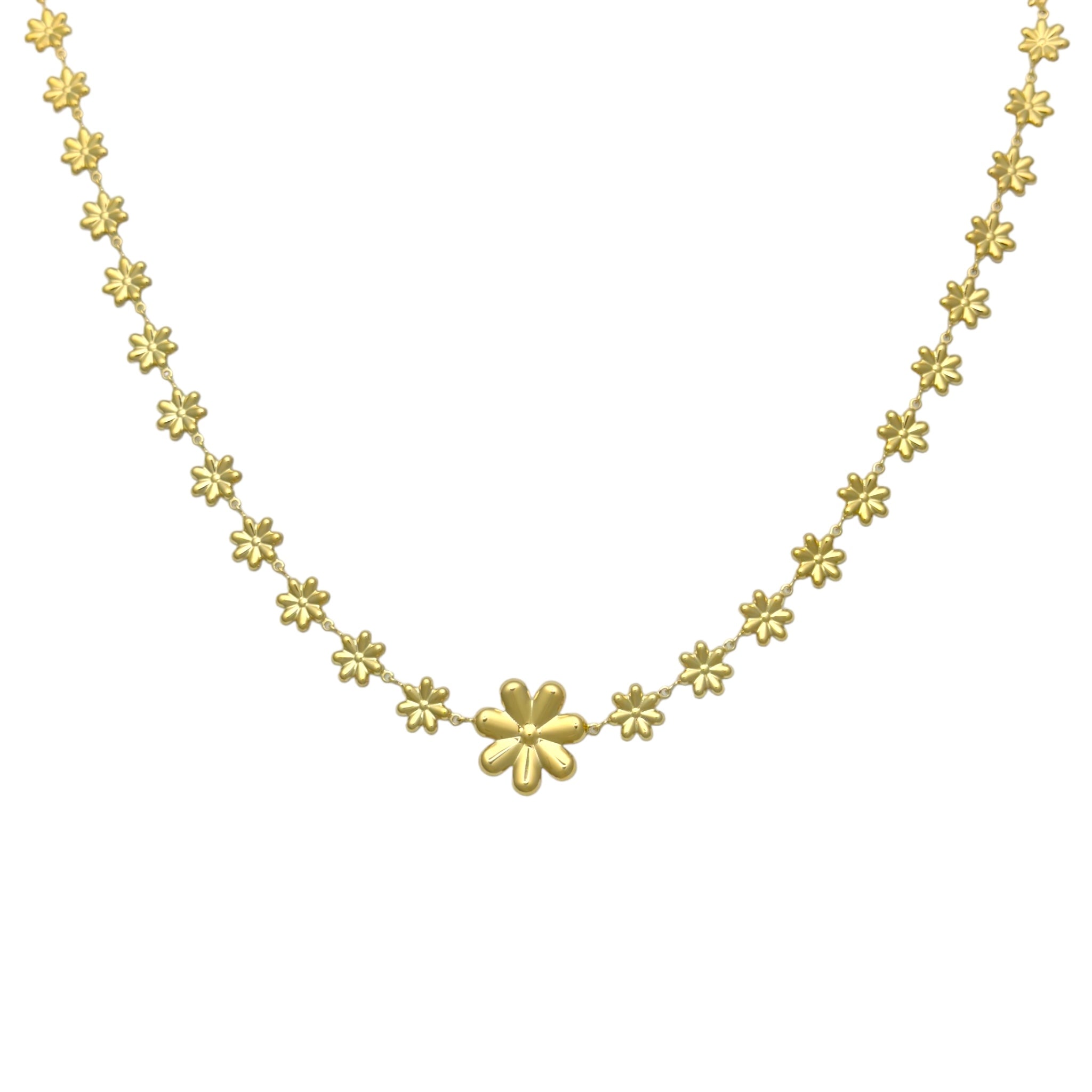 Flower field necklace