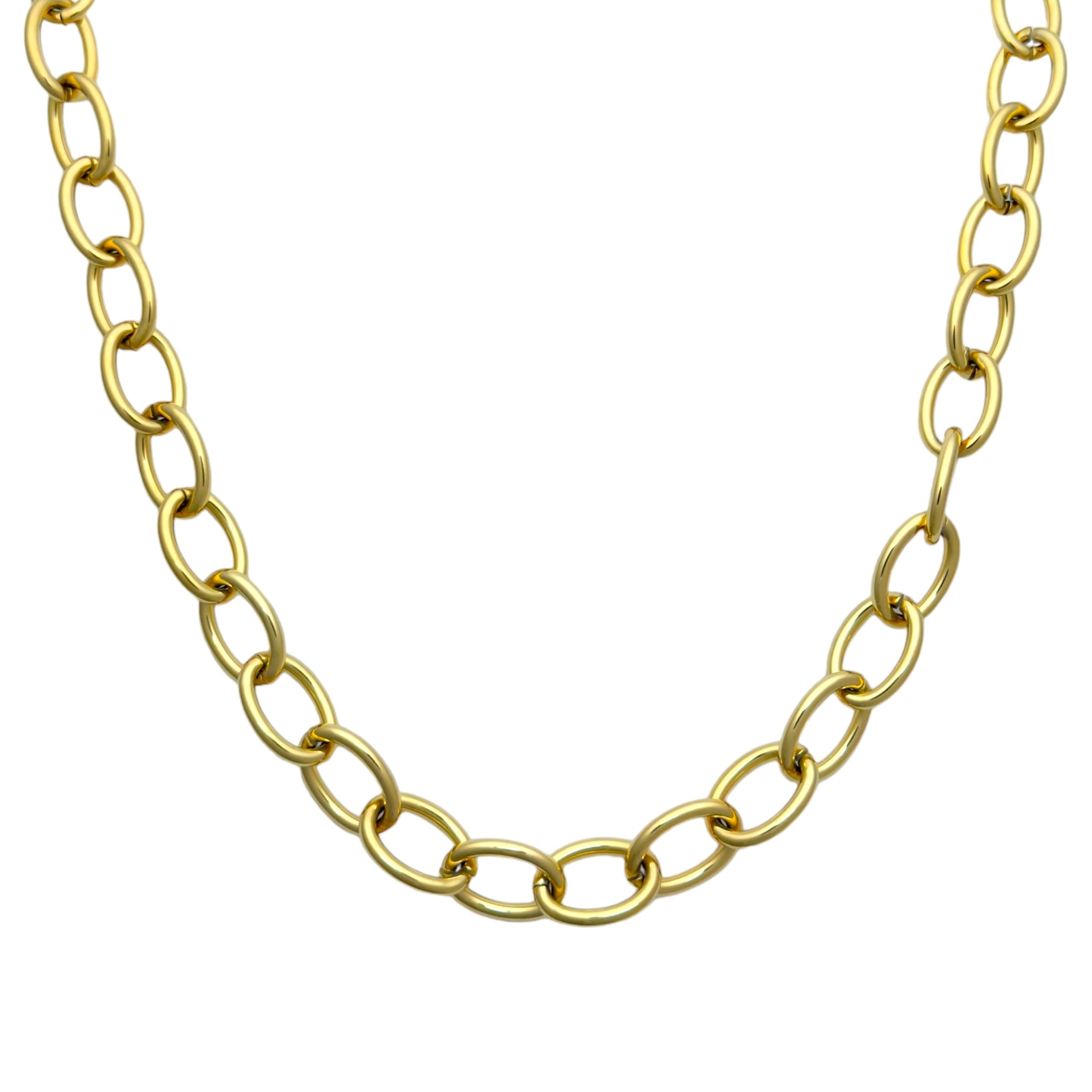 Golden chain necklace