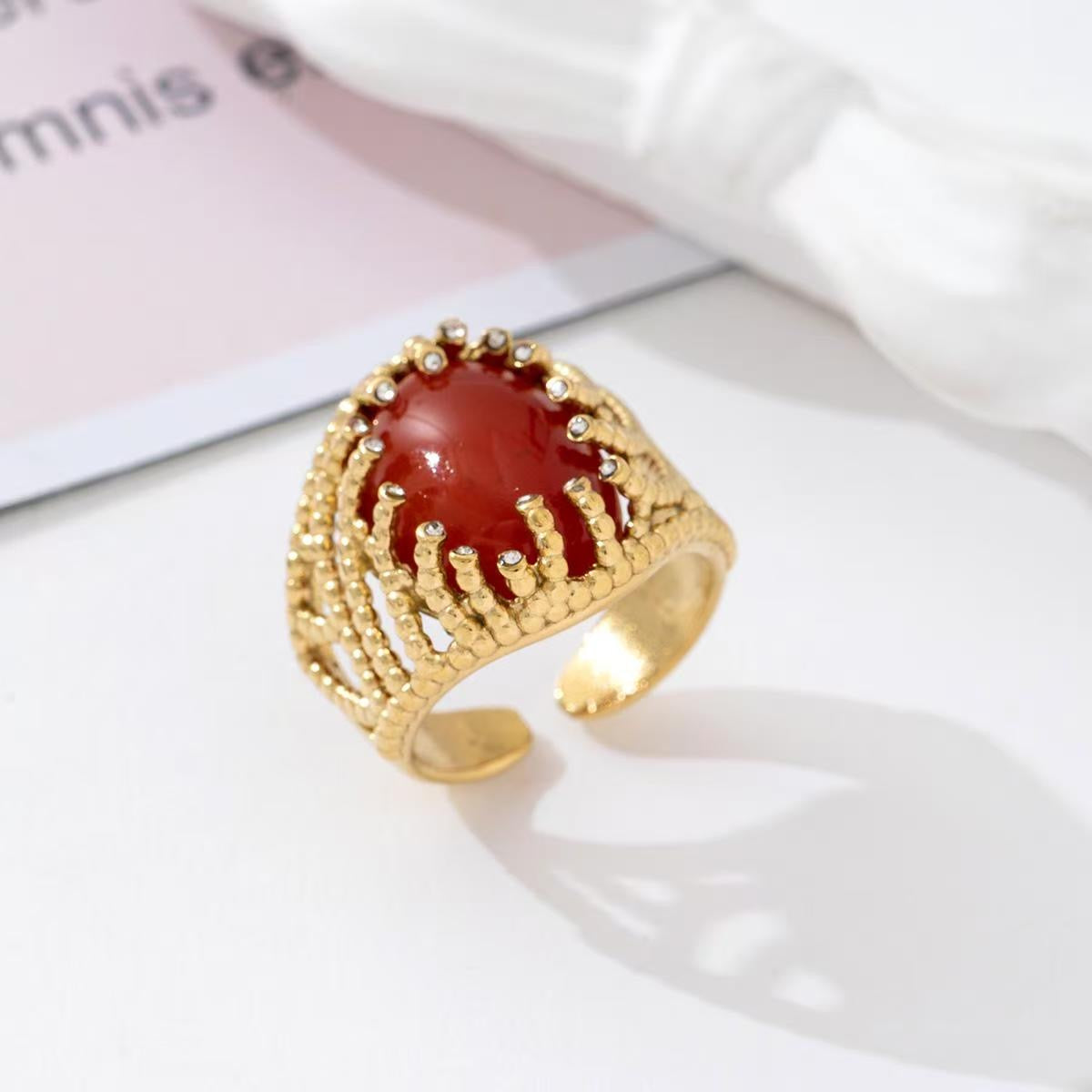 Brick ring – RVS ring groothandel | SOFIZARE (foto 7)