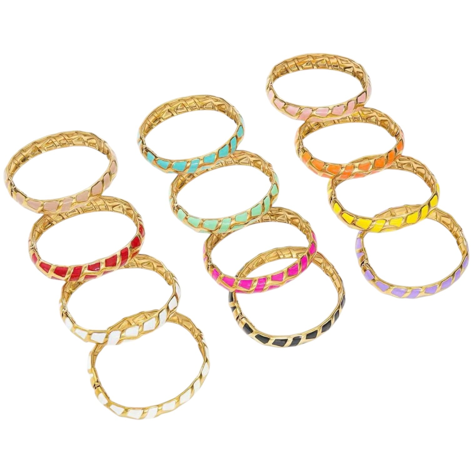 Happy blocks bangle