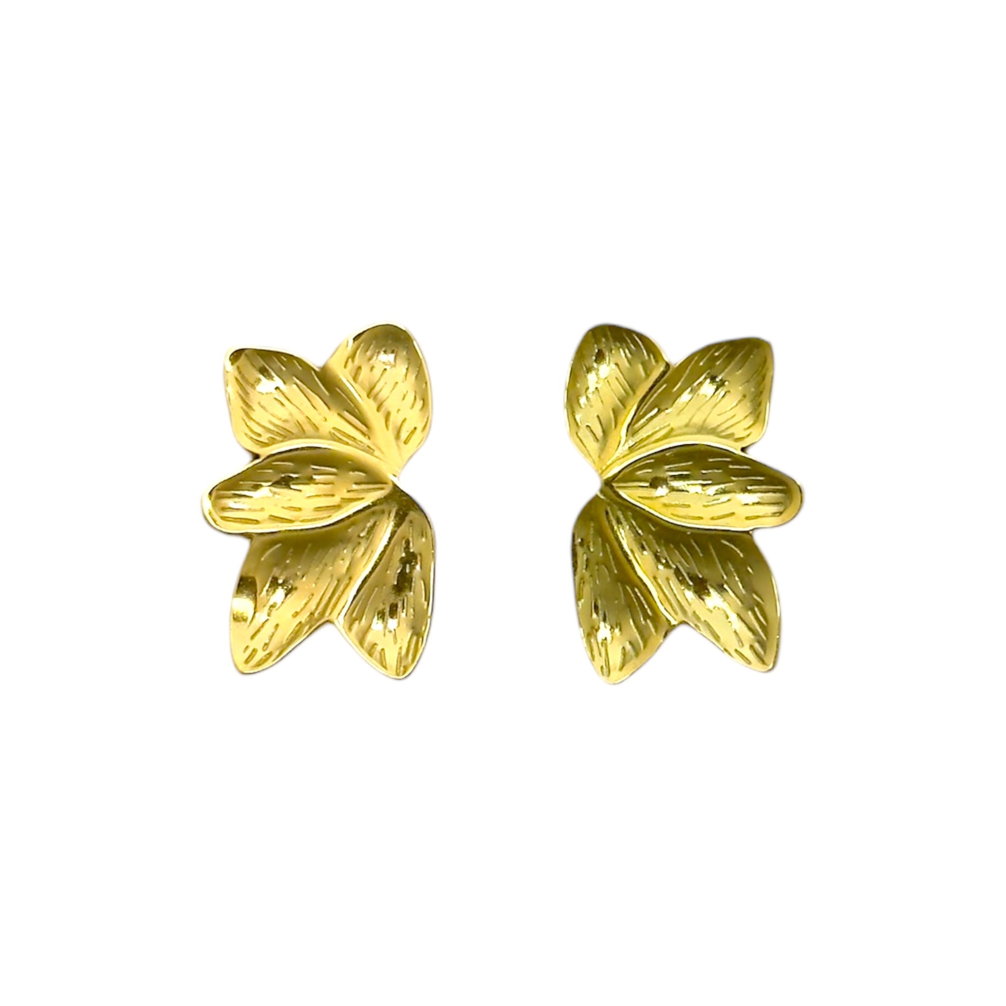 Mini statement flower earring