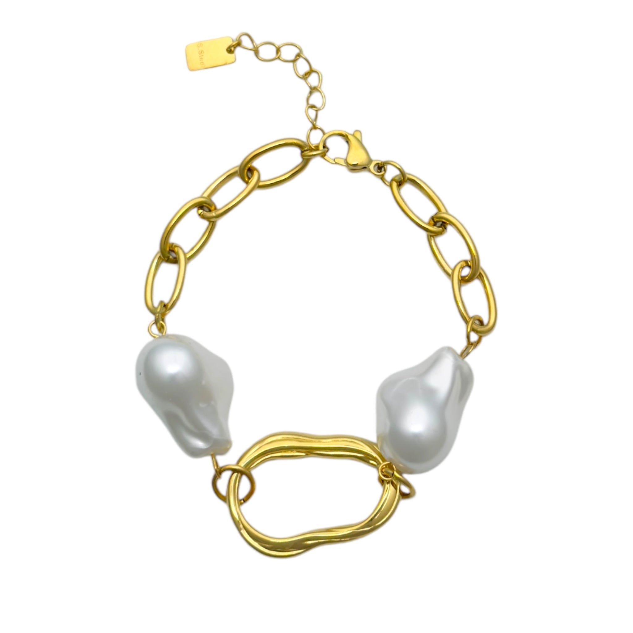 Statement Pearl armband