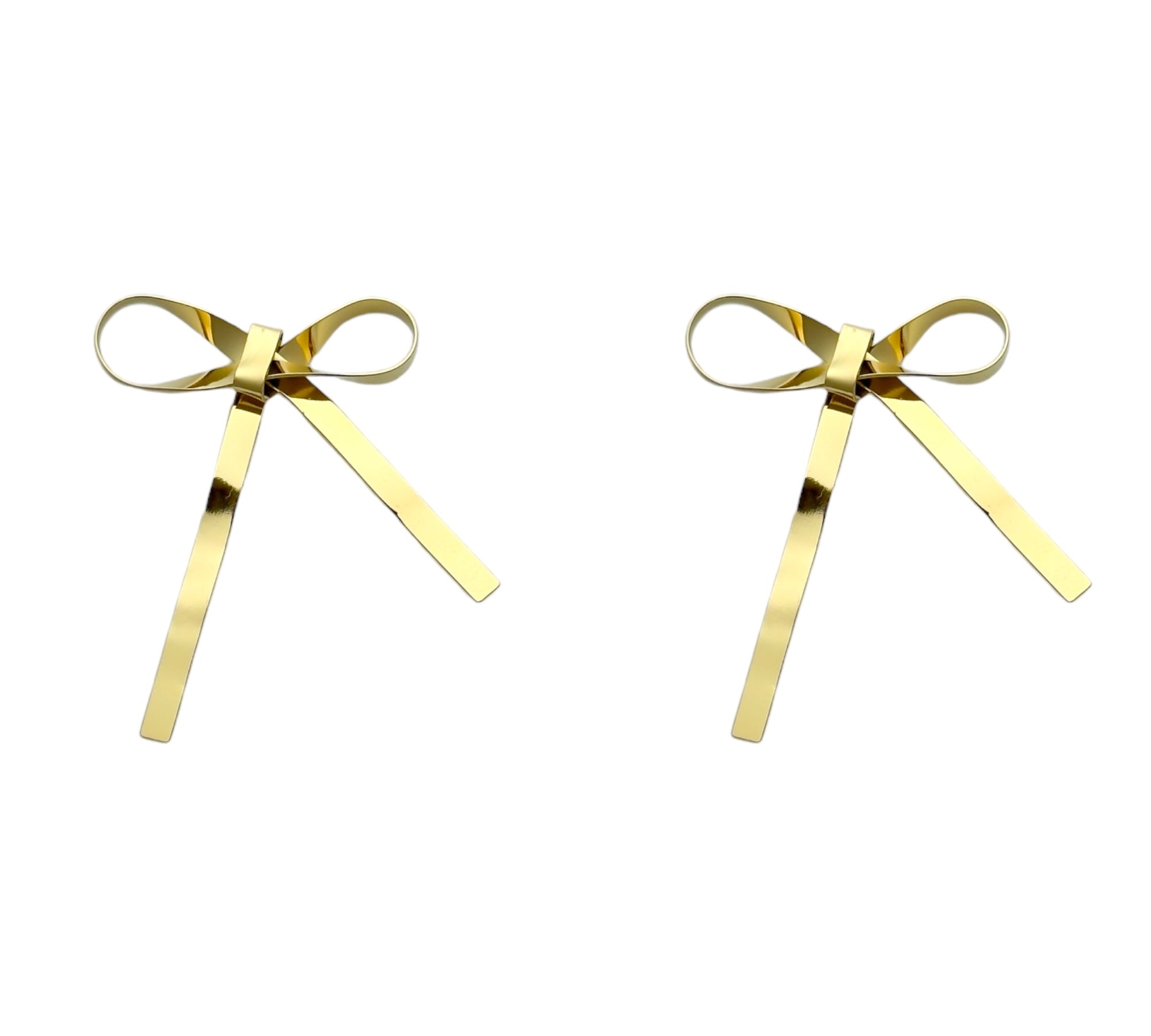 Ready-made bow earrings