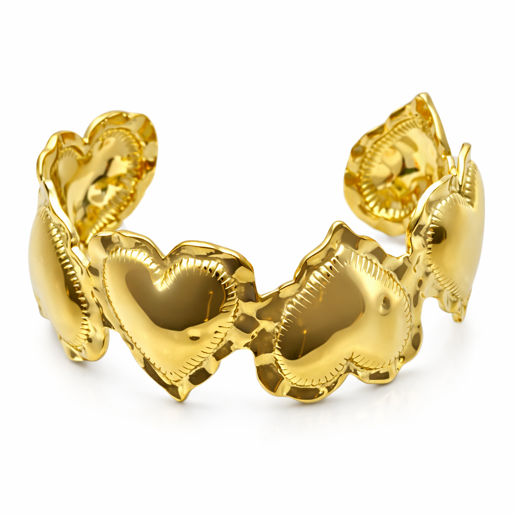 Big heart bangle