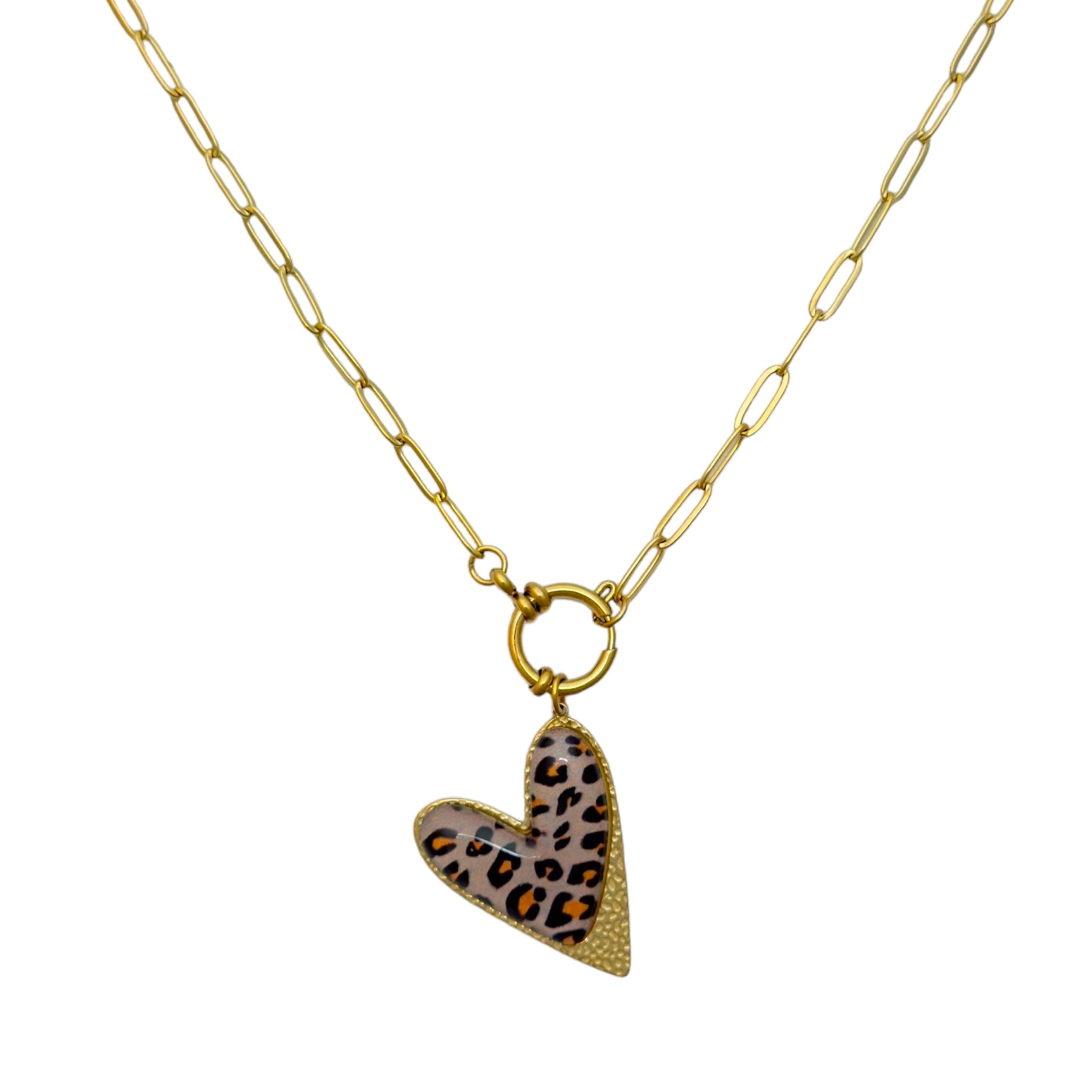 Panther hearts necklace