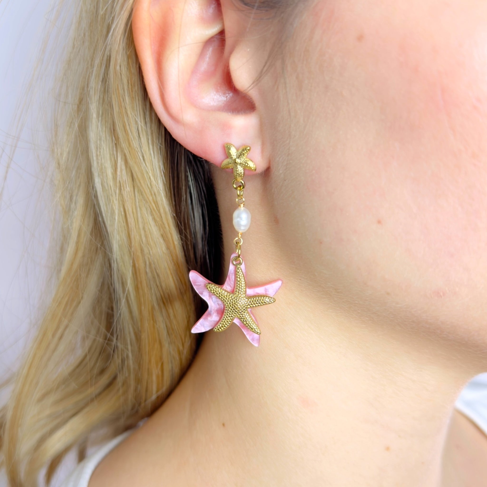 Starfish earrings