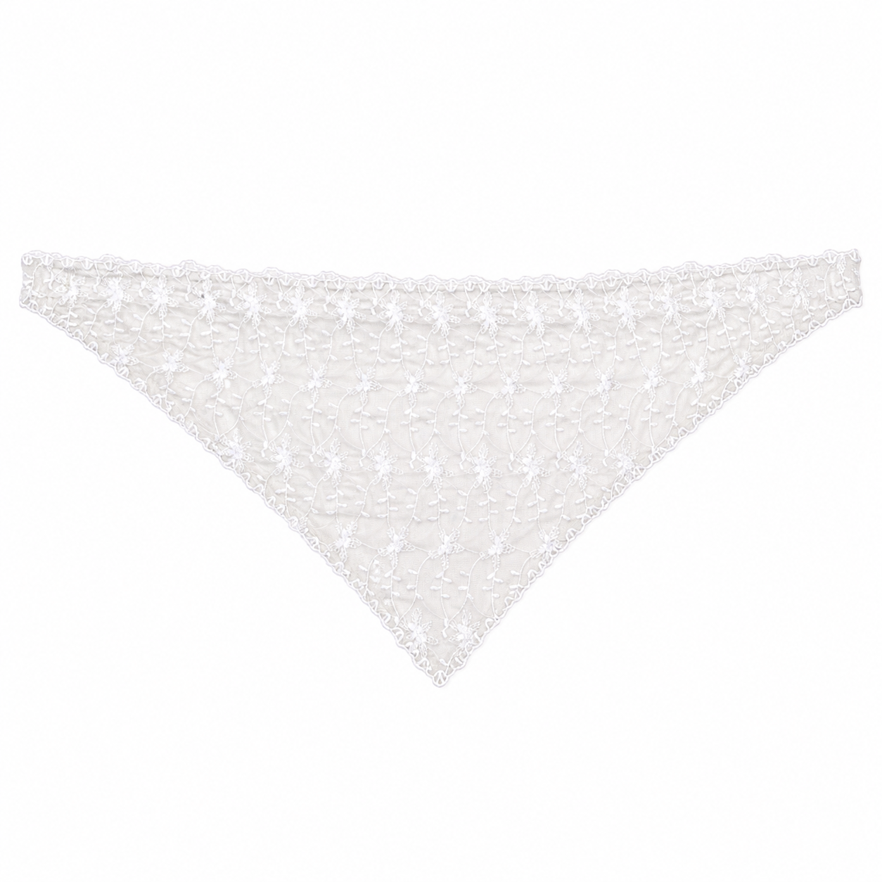 Soft lace sjaal wit