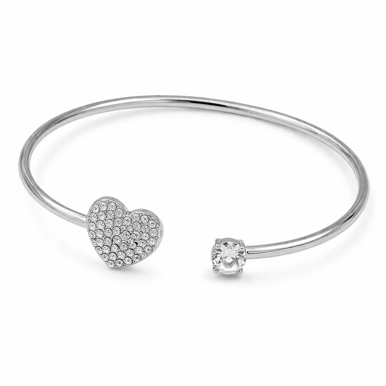 Sparkly heart bangle