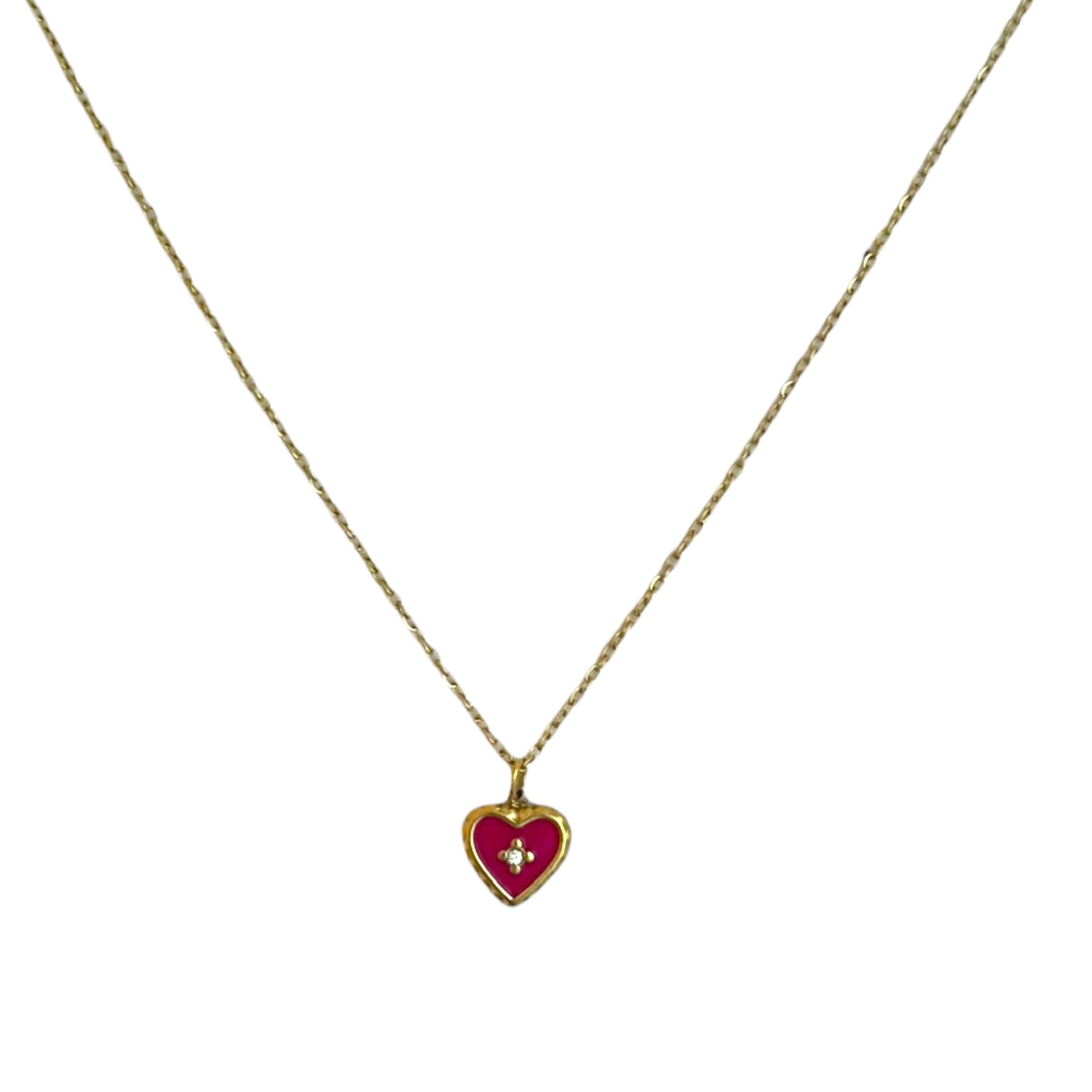 Kruis hart ketting