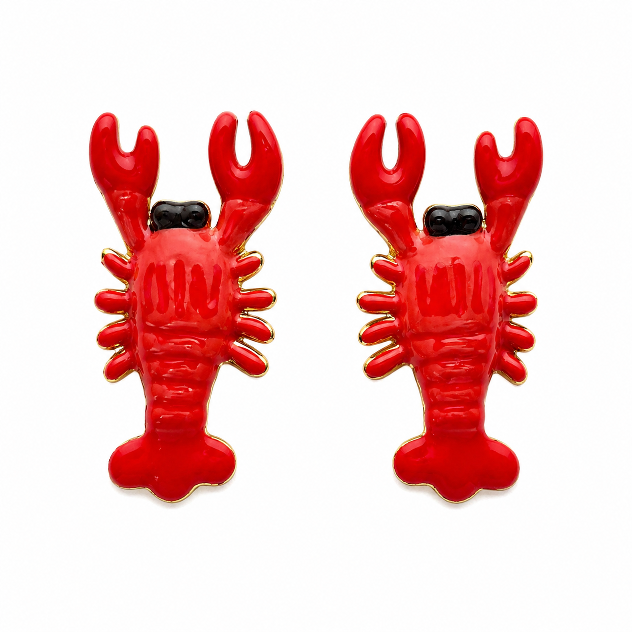 Lobsta statement oorbellen