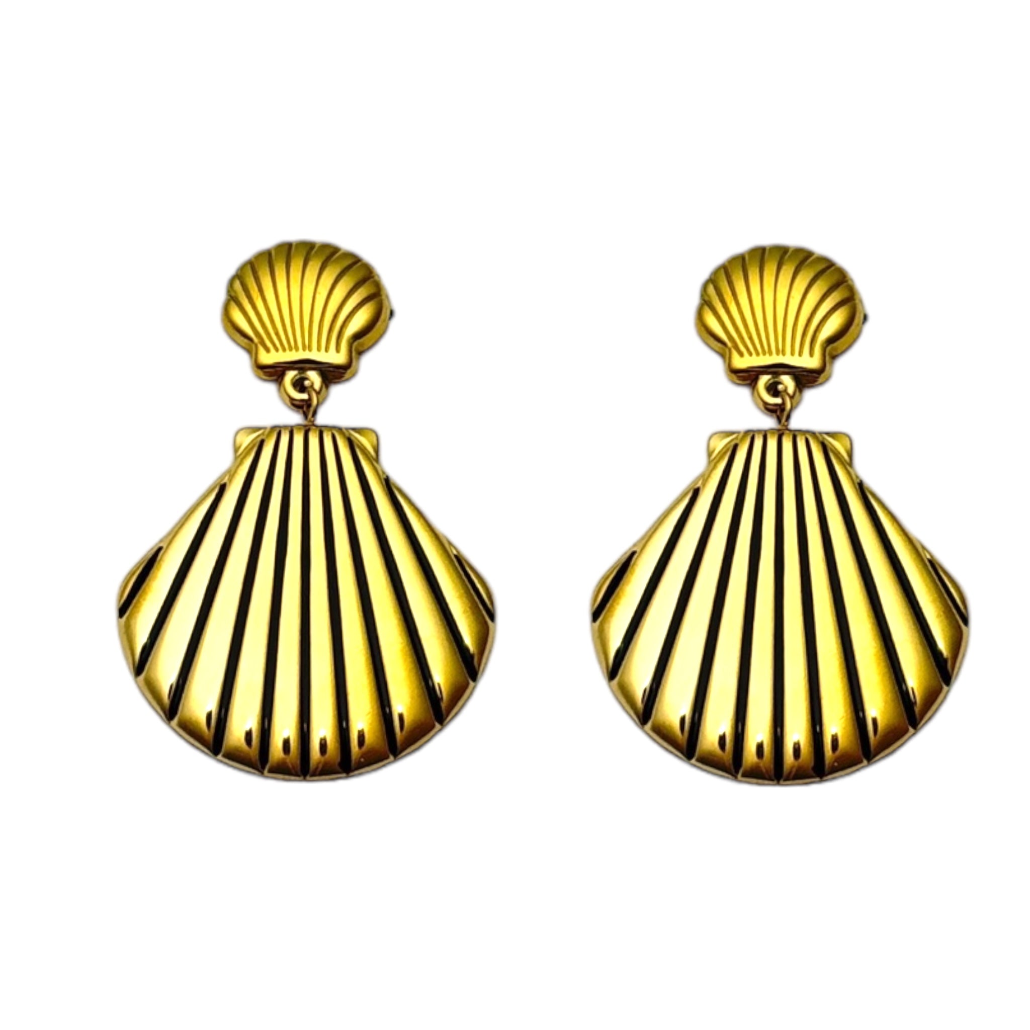 Double shell earring