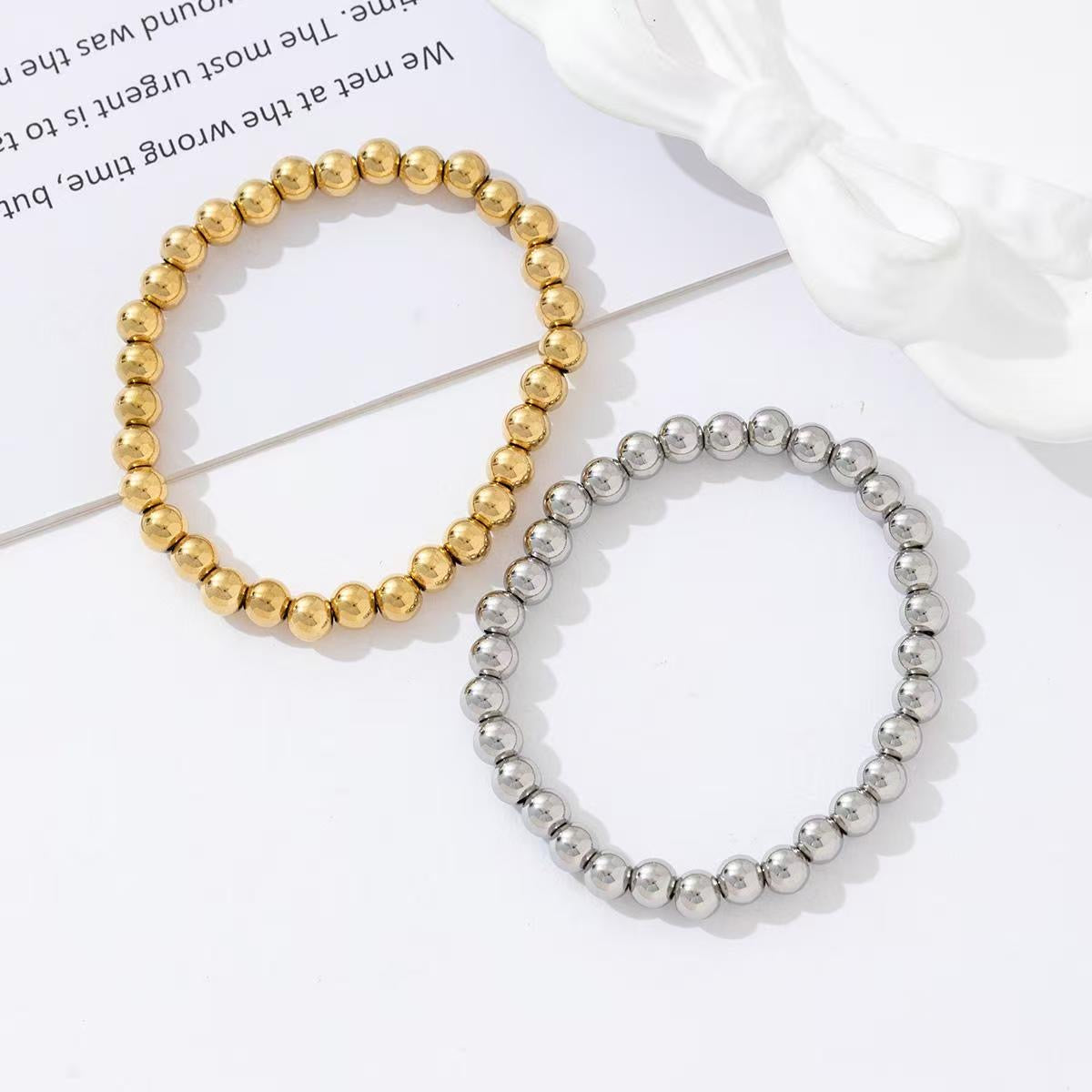 Beads elastiek armband