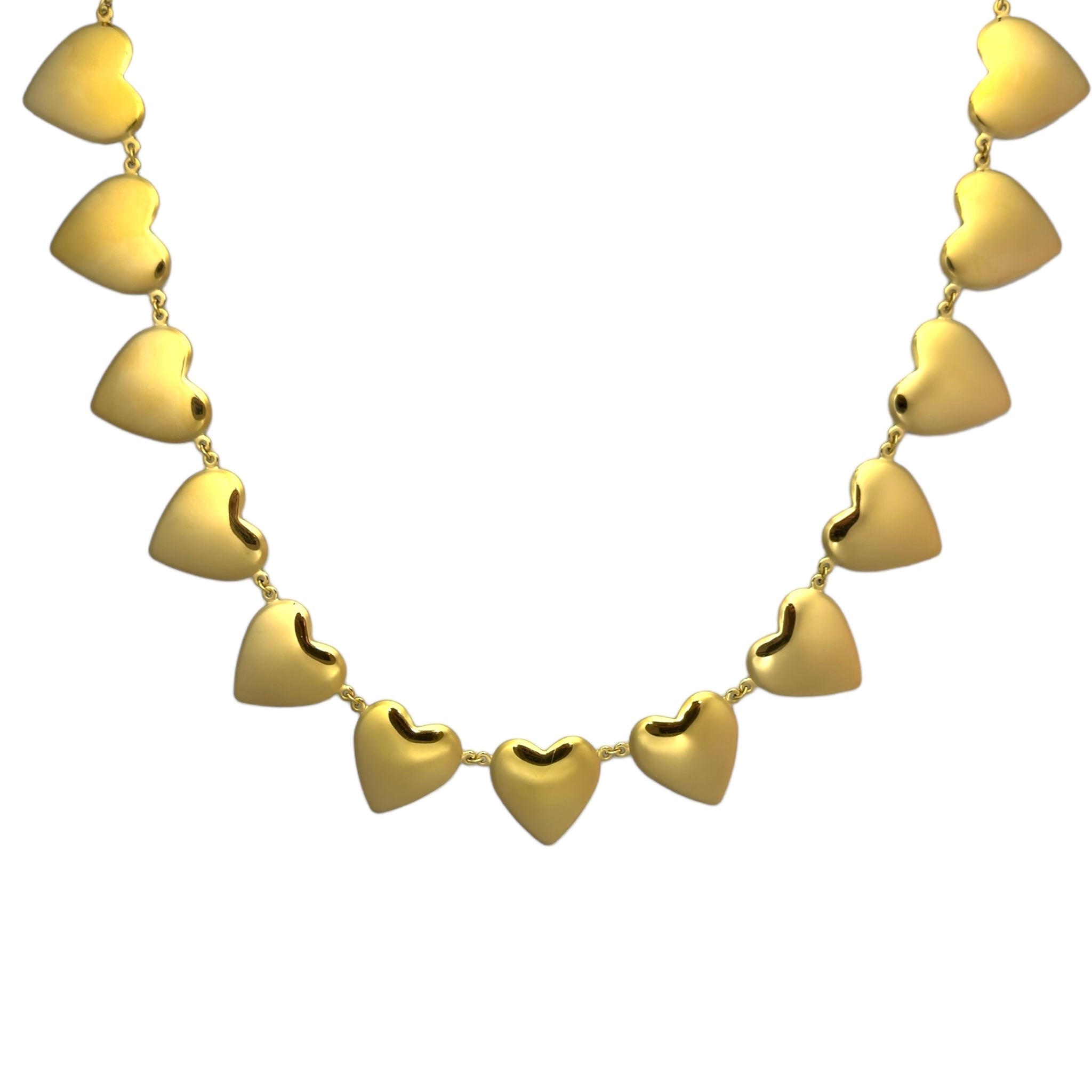 Statement heart necklace