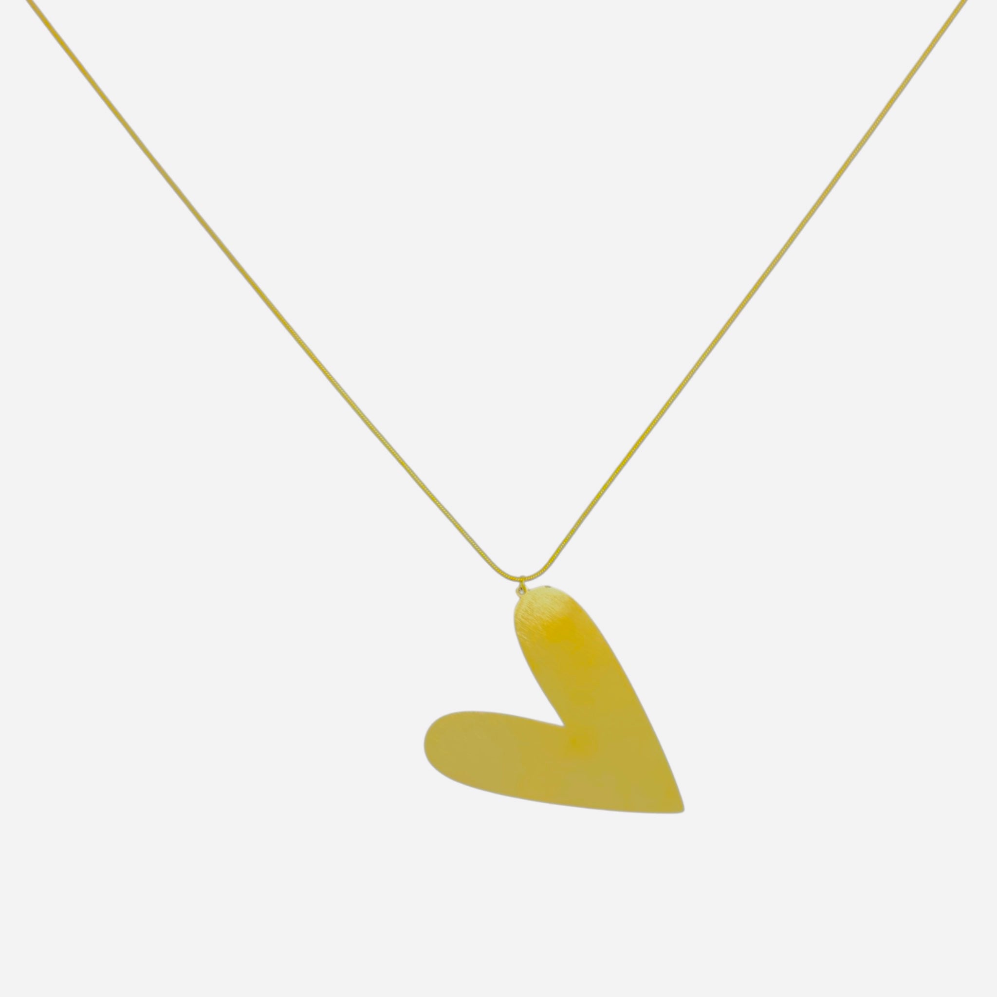 Statement hart lange ketting