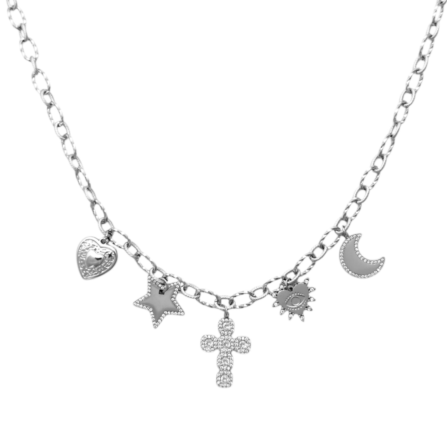 Chunky Cross bedel ketting