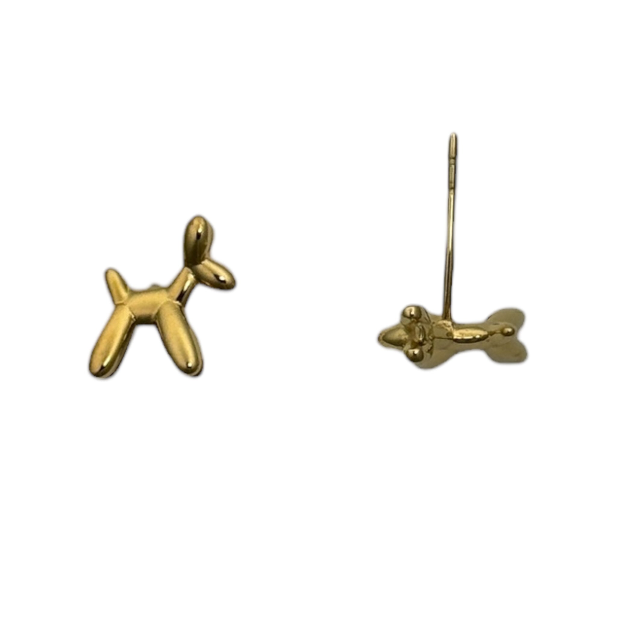 Balloon dog studs earrings