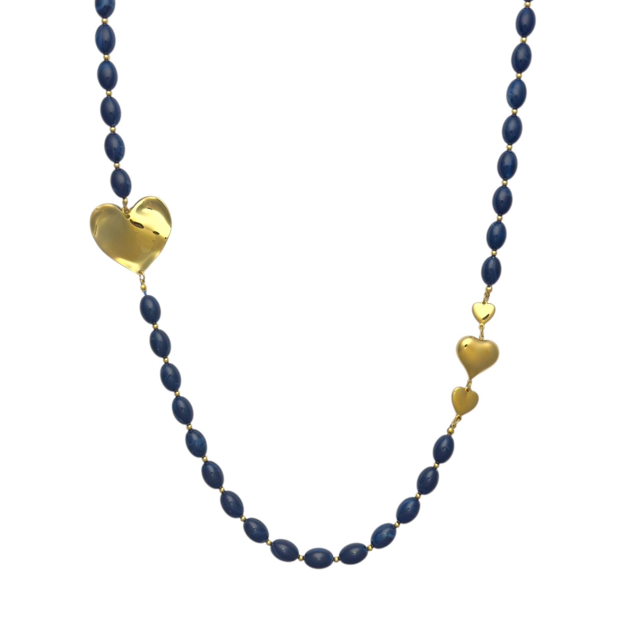 Beads love long necklace