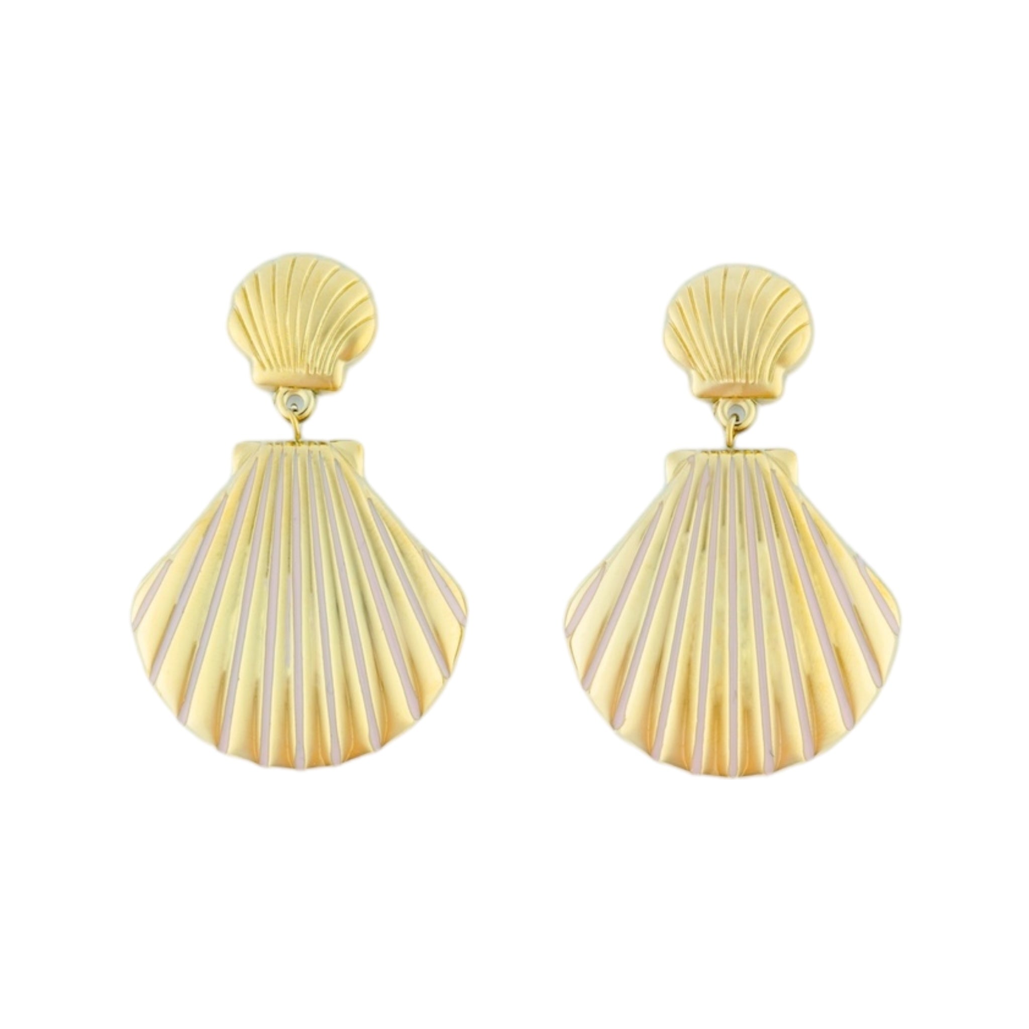 Double shell earring