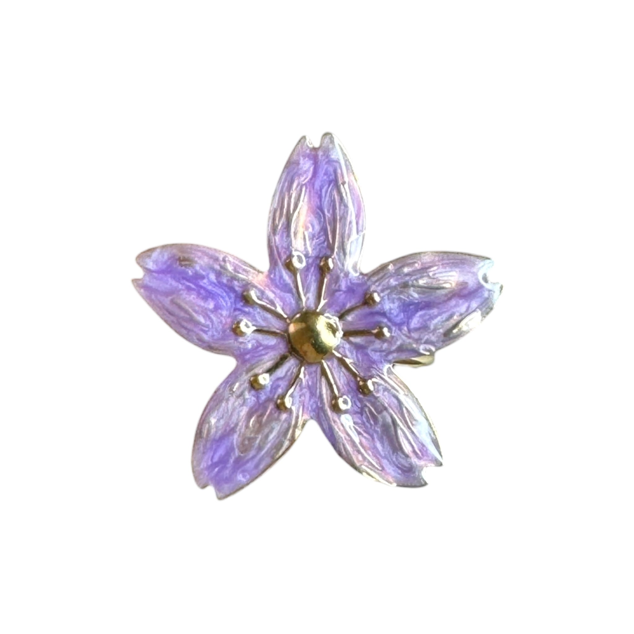 Colored statement flower ring