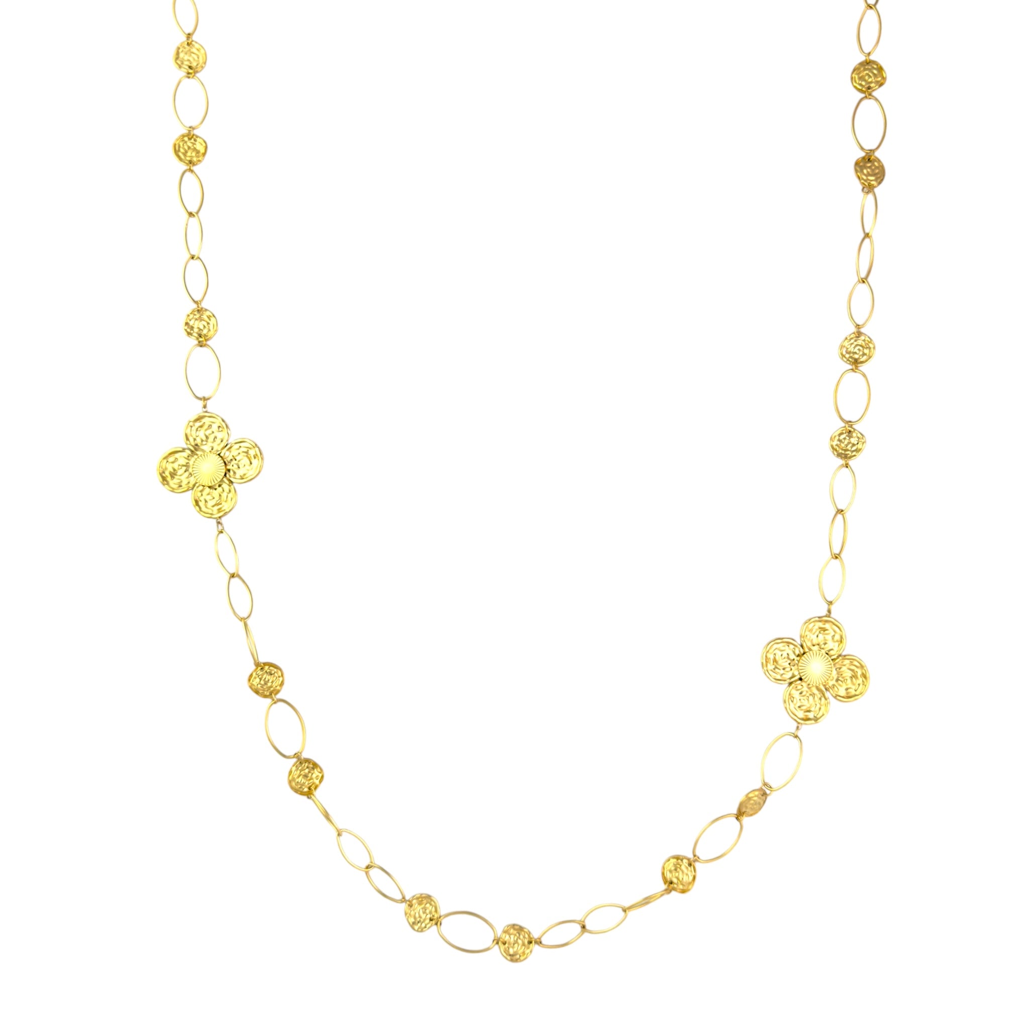 Statement flower lange ketting