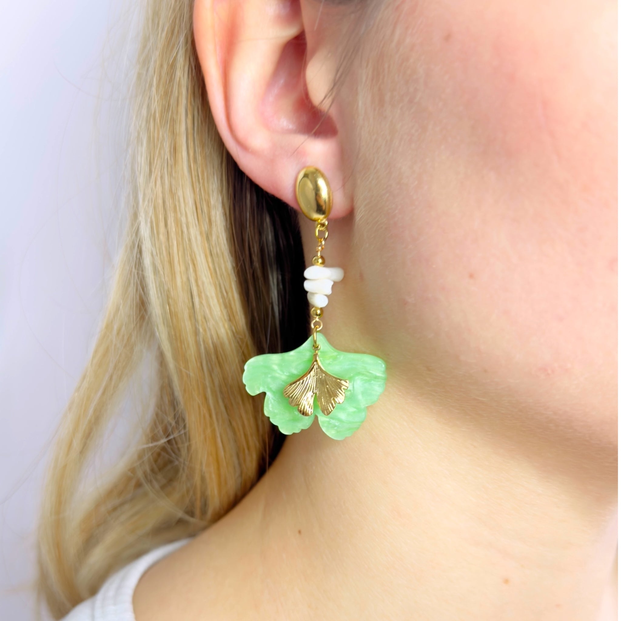 Ginkgo Aura earrings