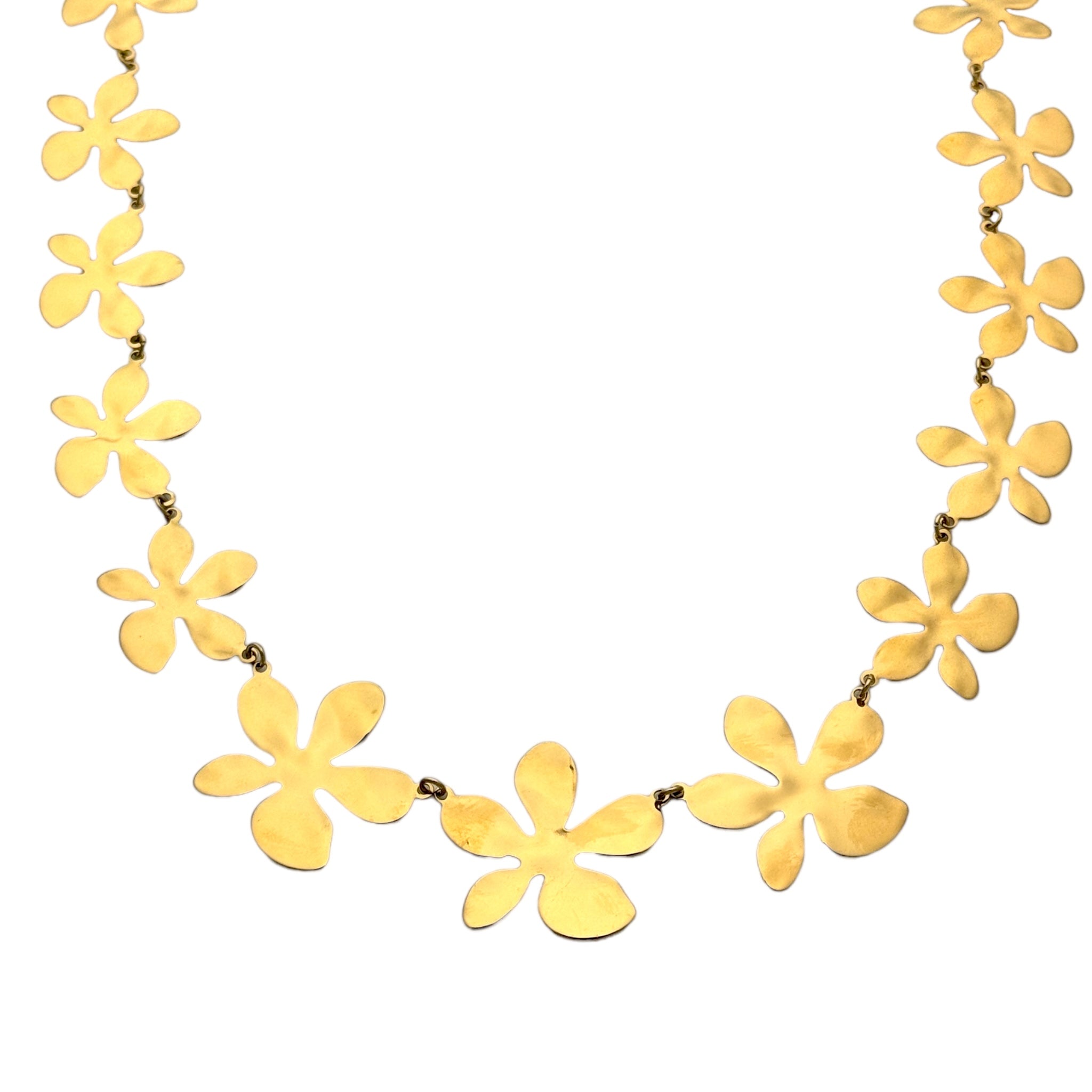 Camellia flower necklace