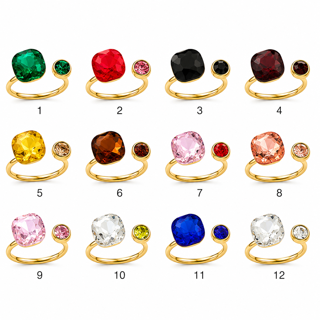 Spring stone ring