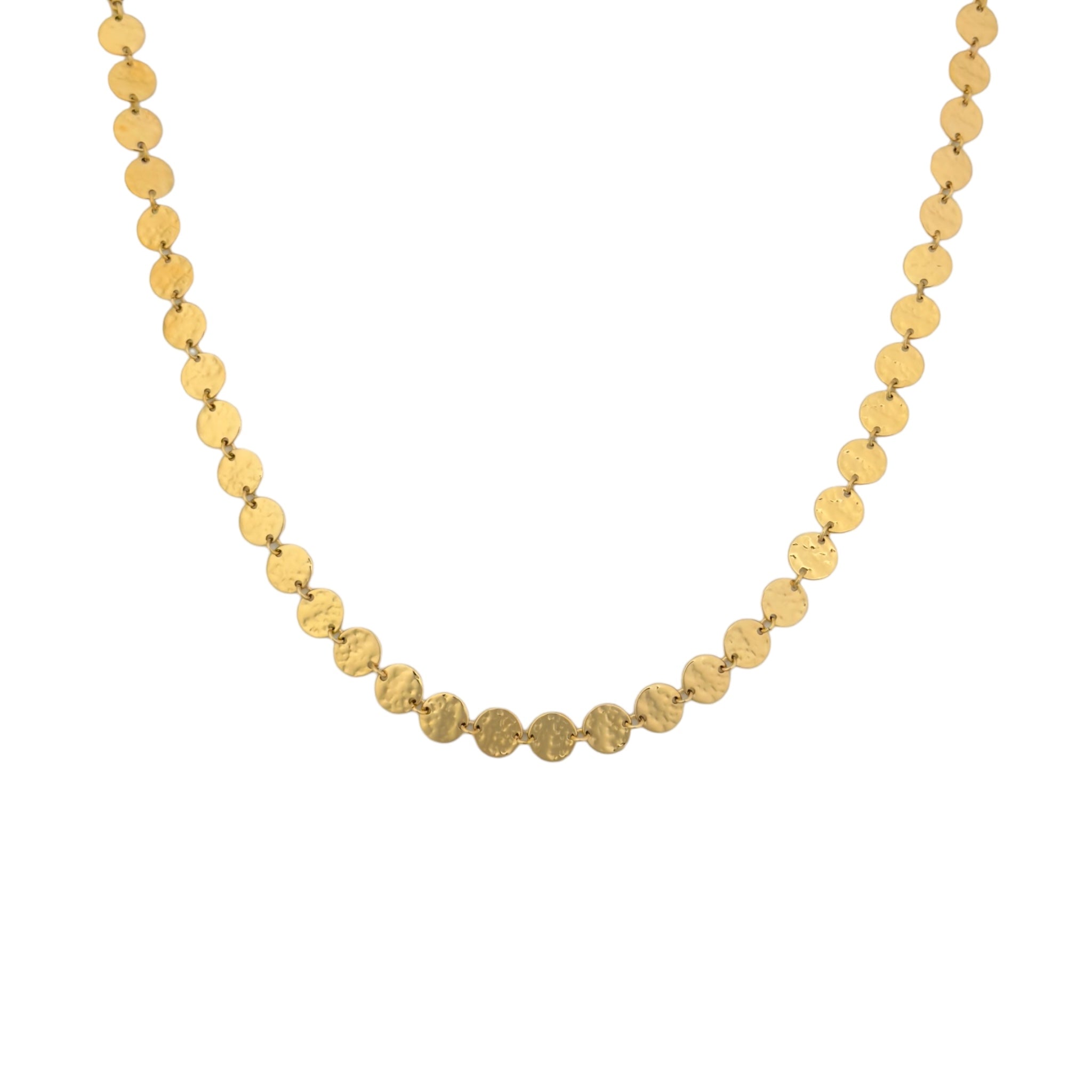 Nail-head statement necklace