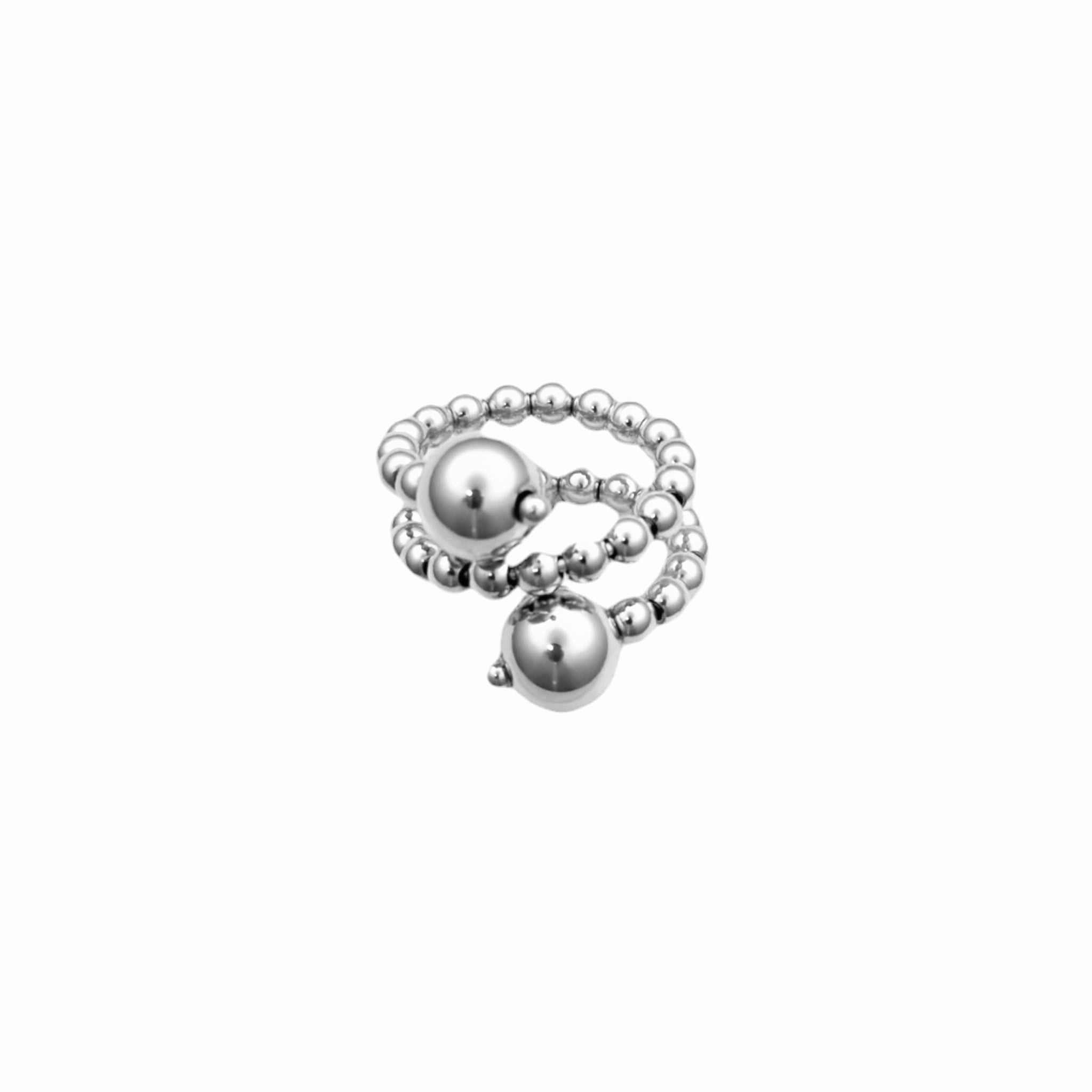 Triple beads ring – RVS ring groothandel | SOFIZARE (foto 2)