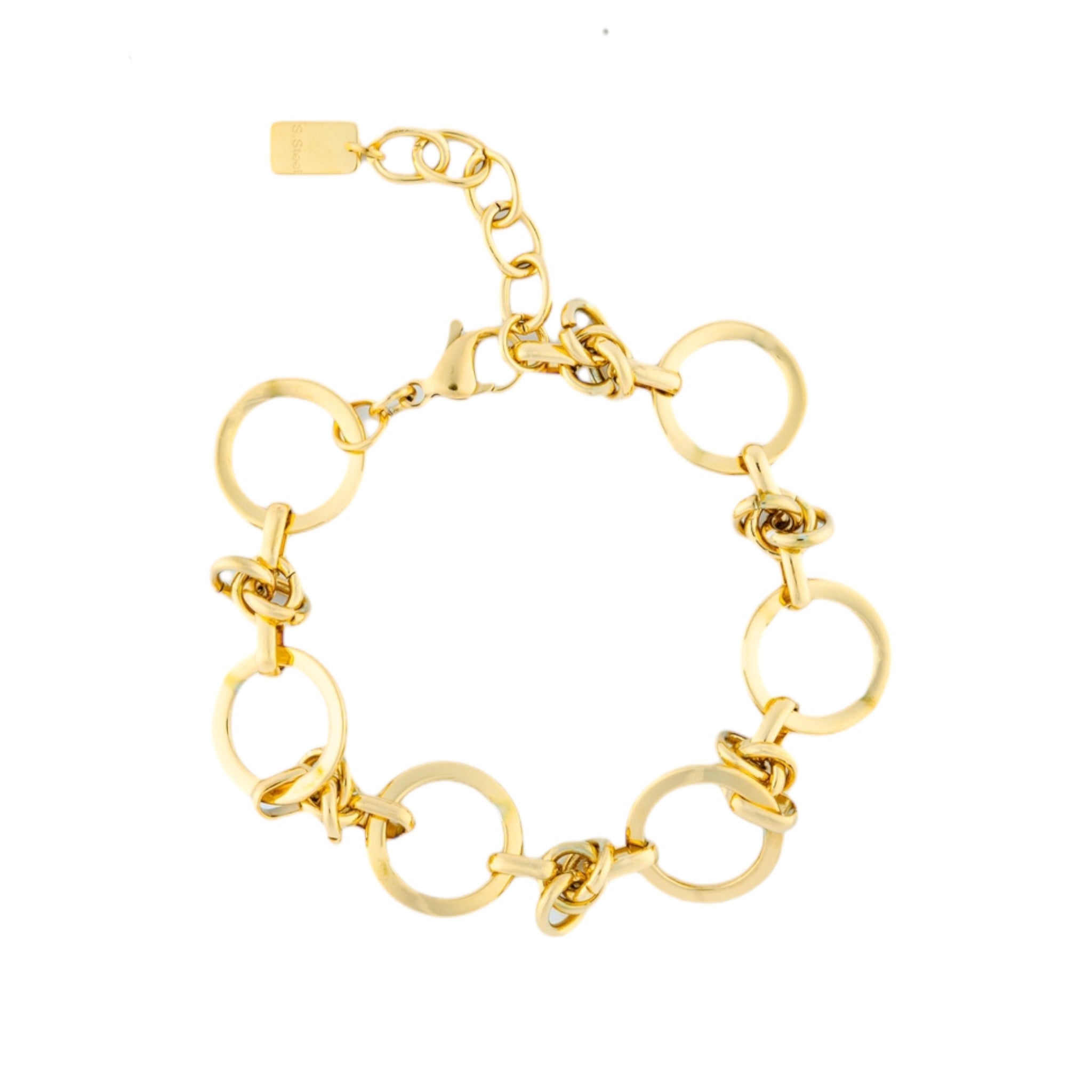 Open statement bracelet