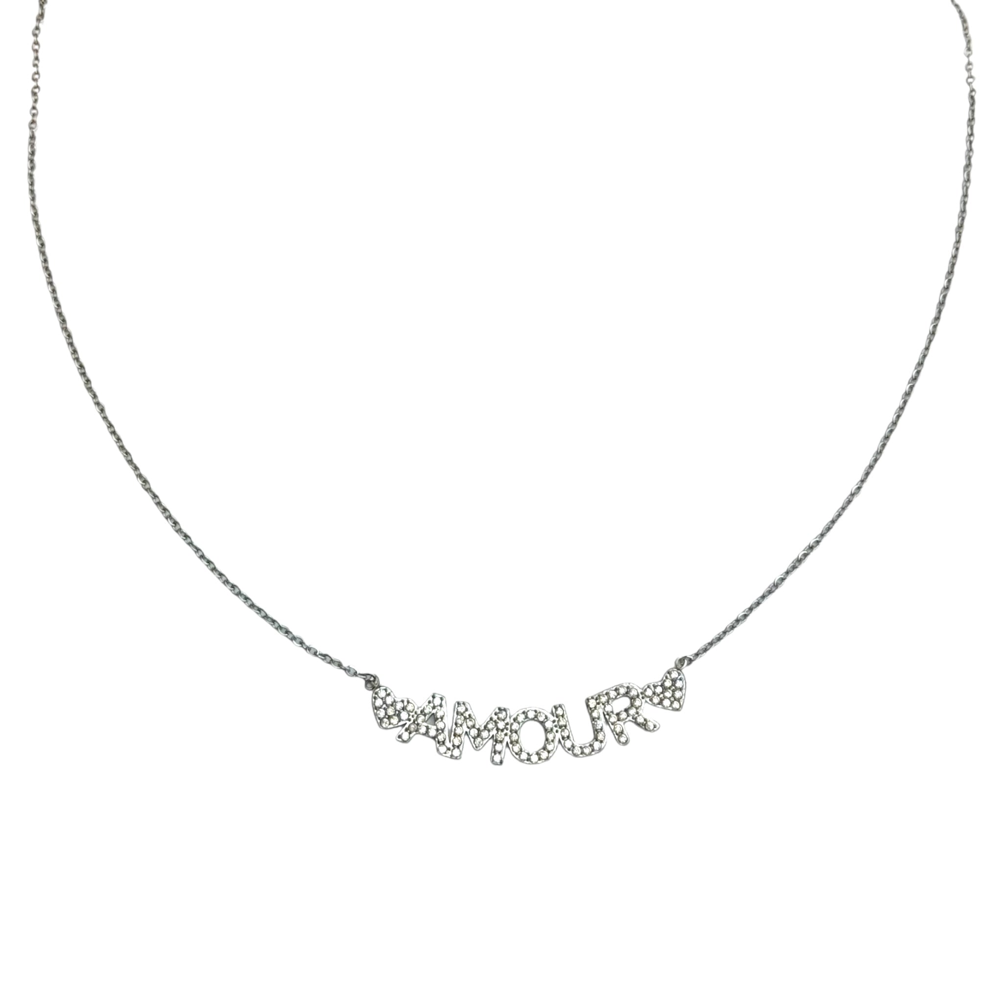 Amour ketting met steentjes