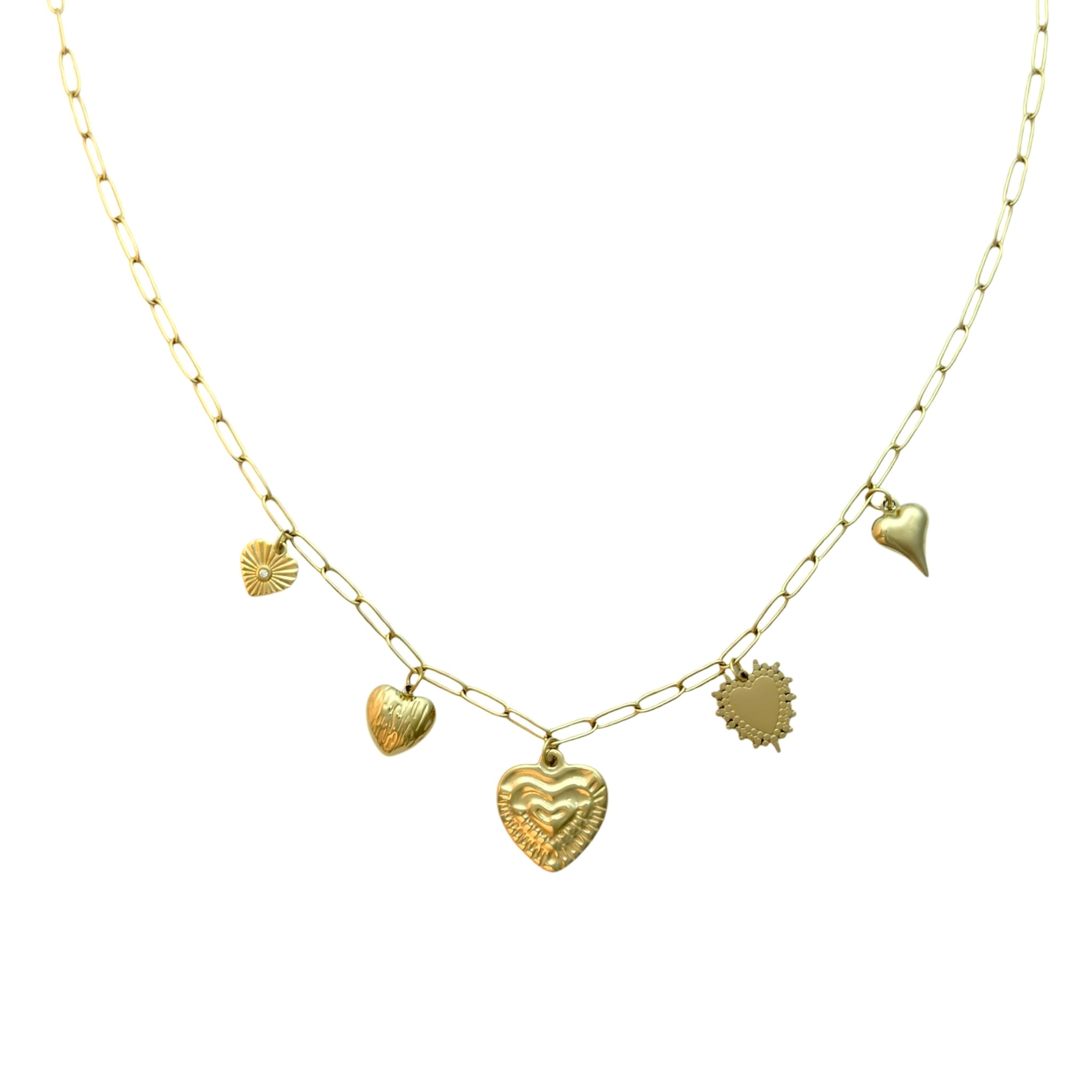 Heavy heart ketting