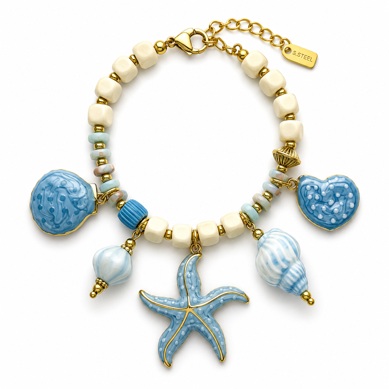 Seastar beads bracelet