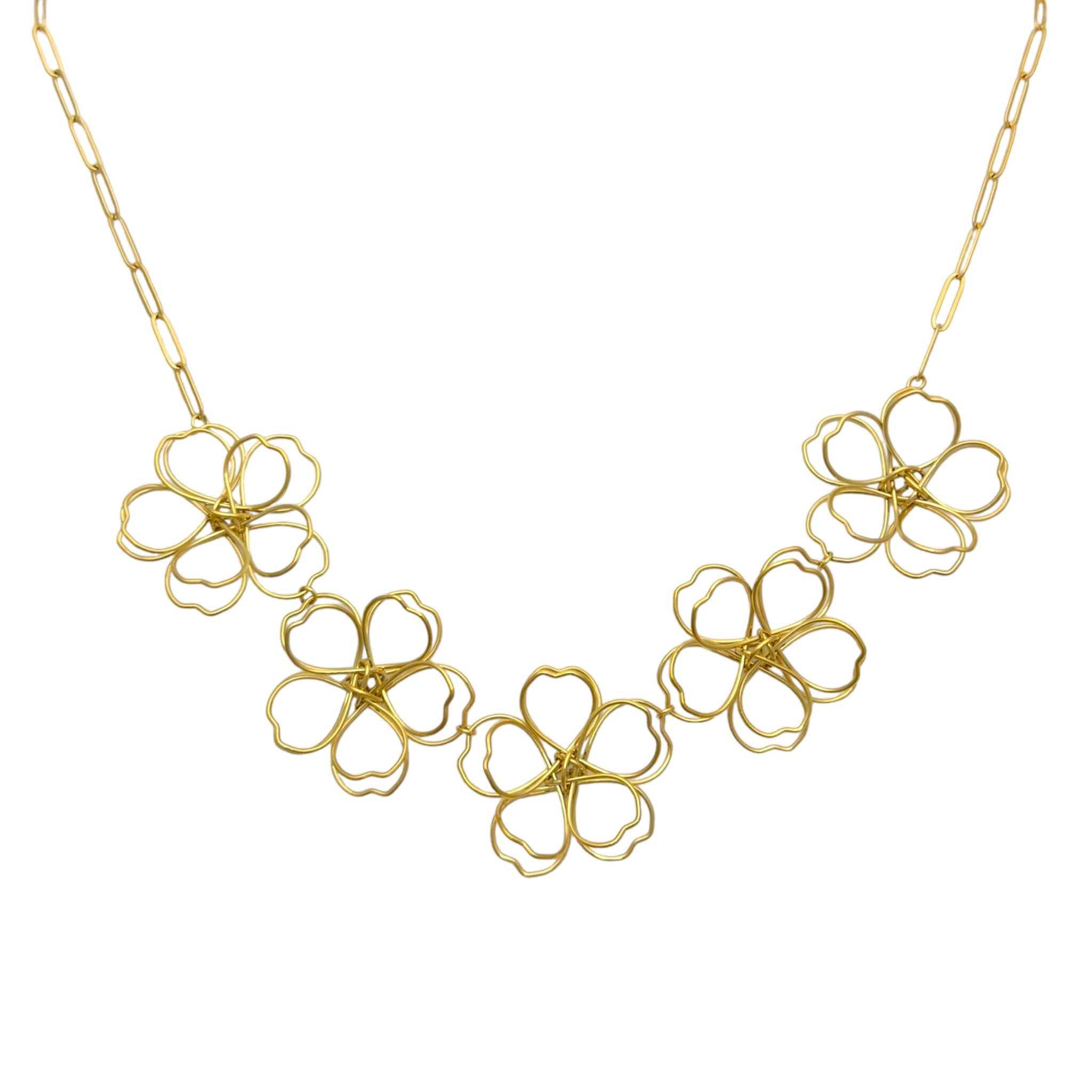 Statement 5 bloemen ketting