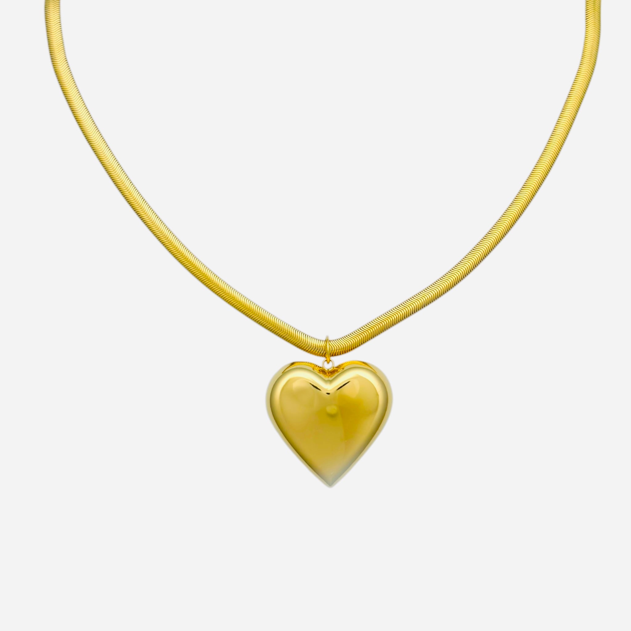 Statement Fat love snake ketting