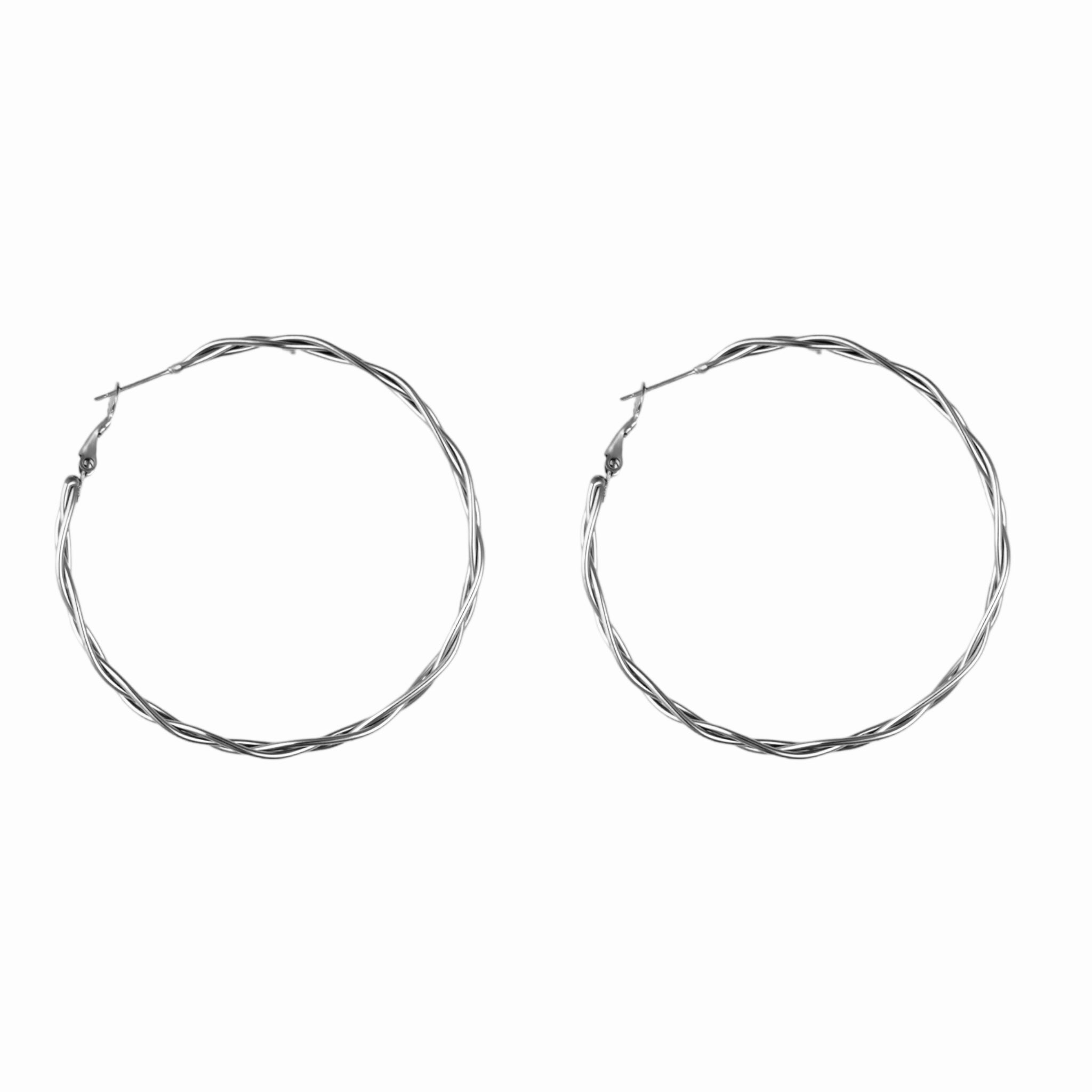 Twisted hoops 60MM