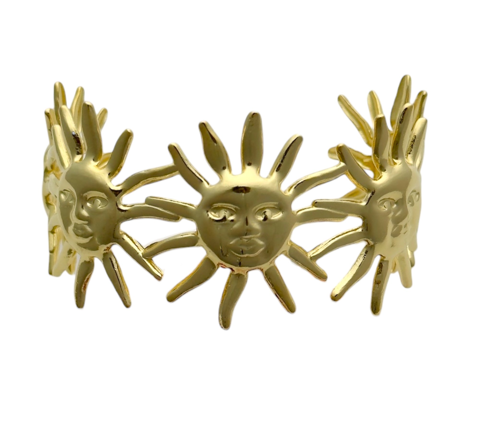 Statement sun bracelet