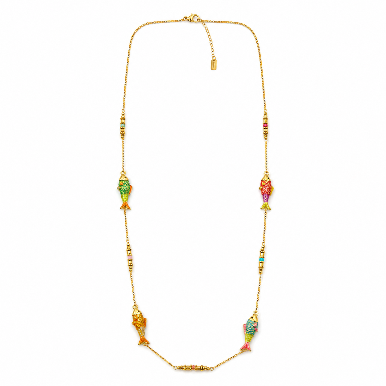 Happy fish lange ketting