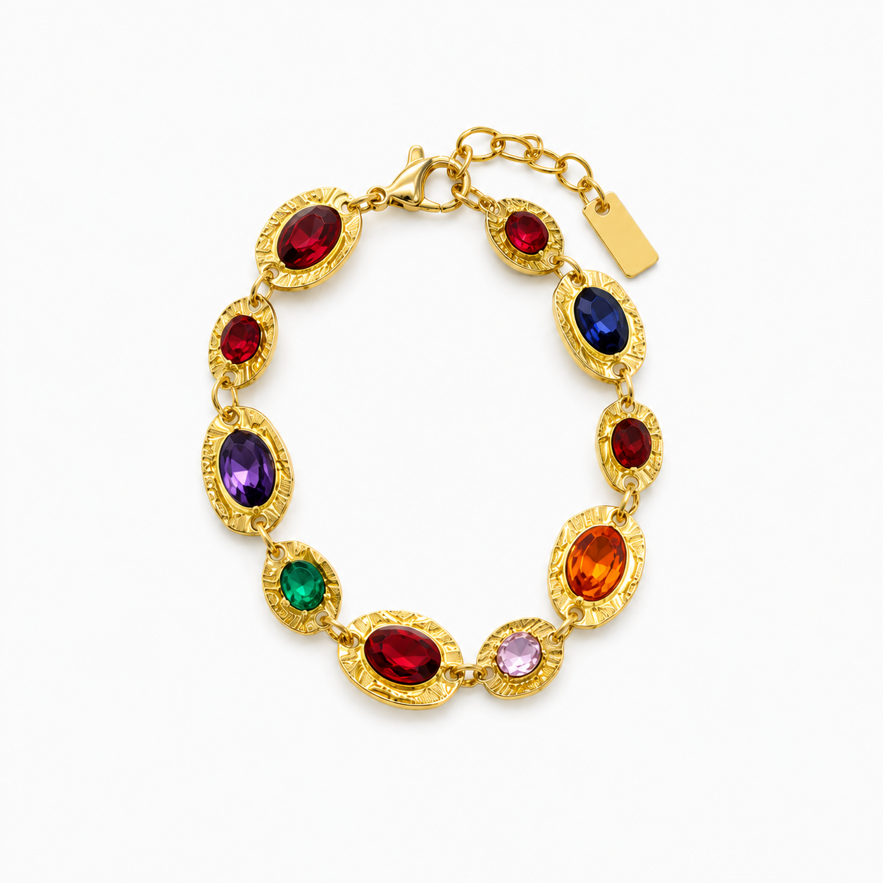 Ovally strass armband