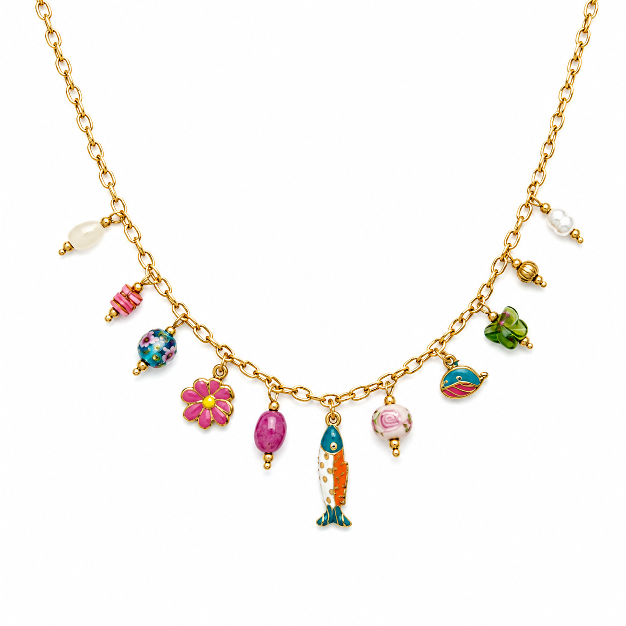 Mix forel bedel ketting