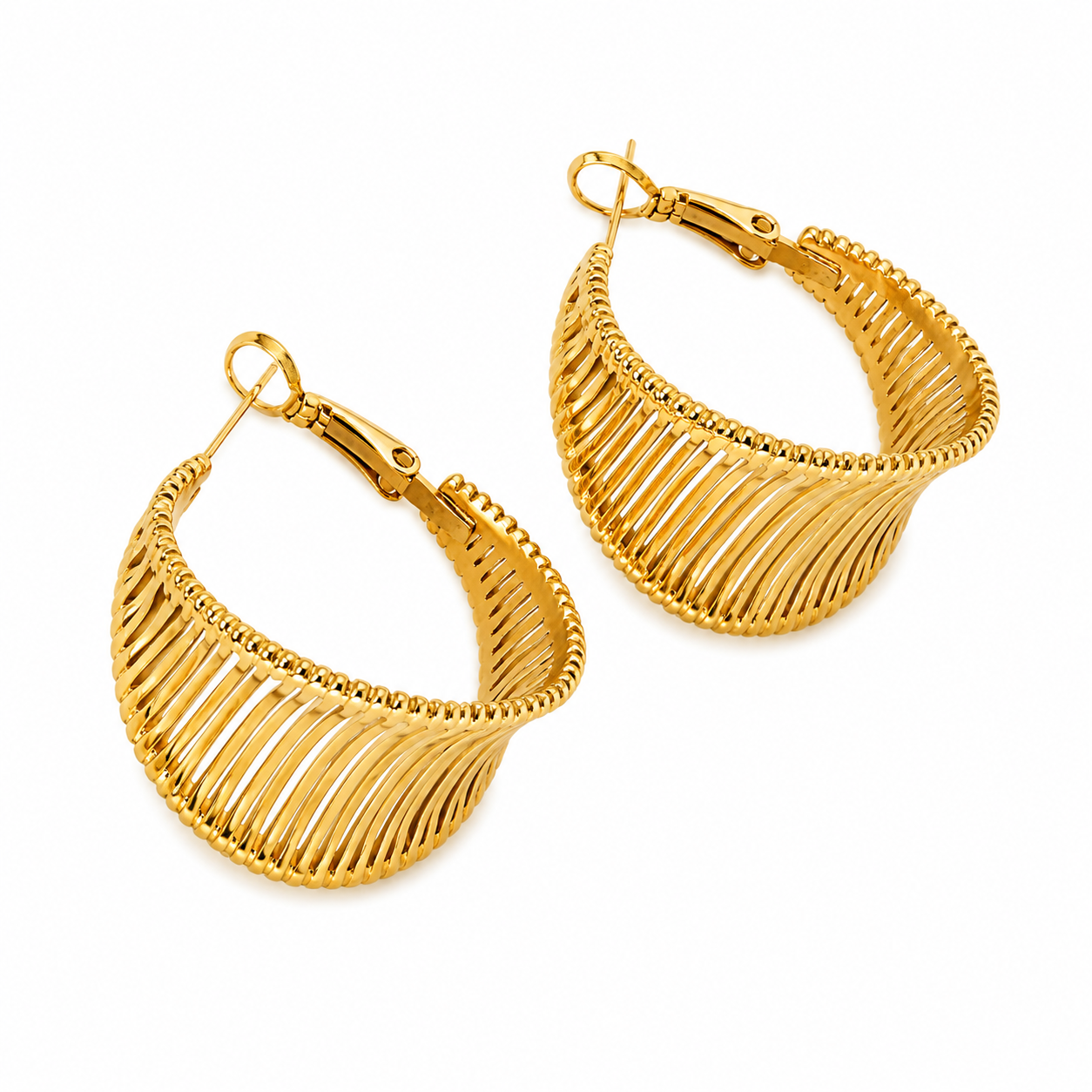 Spare hoop earrings