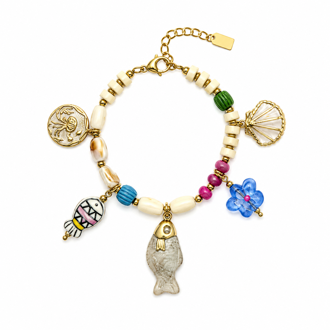 Trout bead bracelet