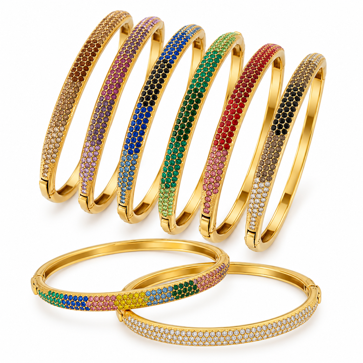 Swiss strass bangle