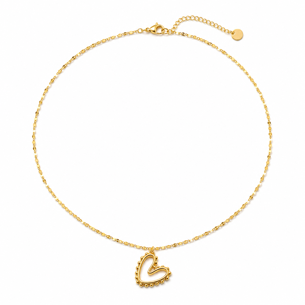 Open hart ketting