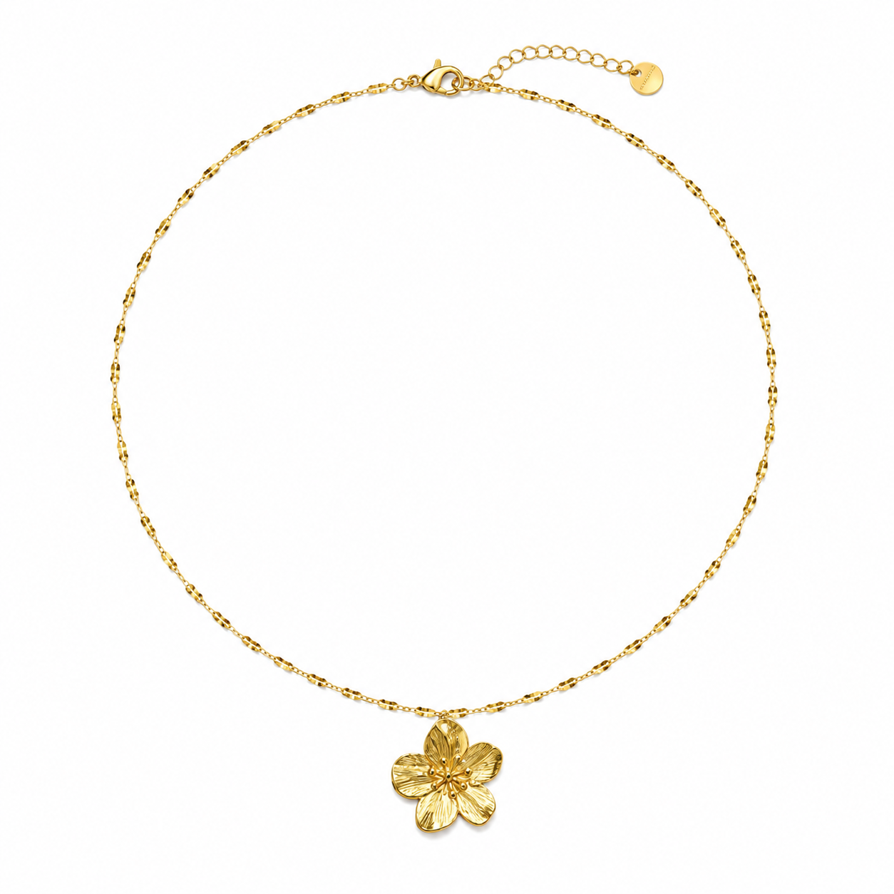 Beautiful flower necklace