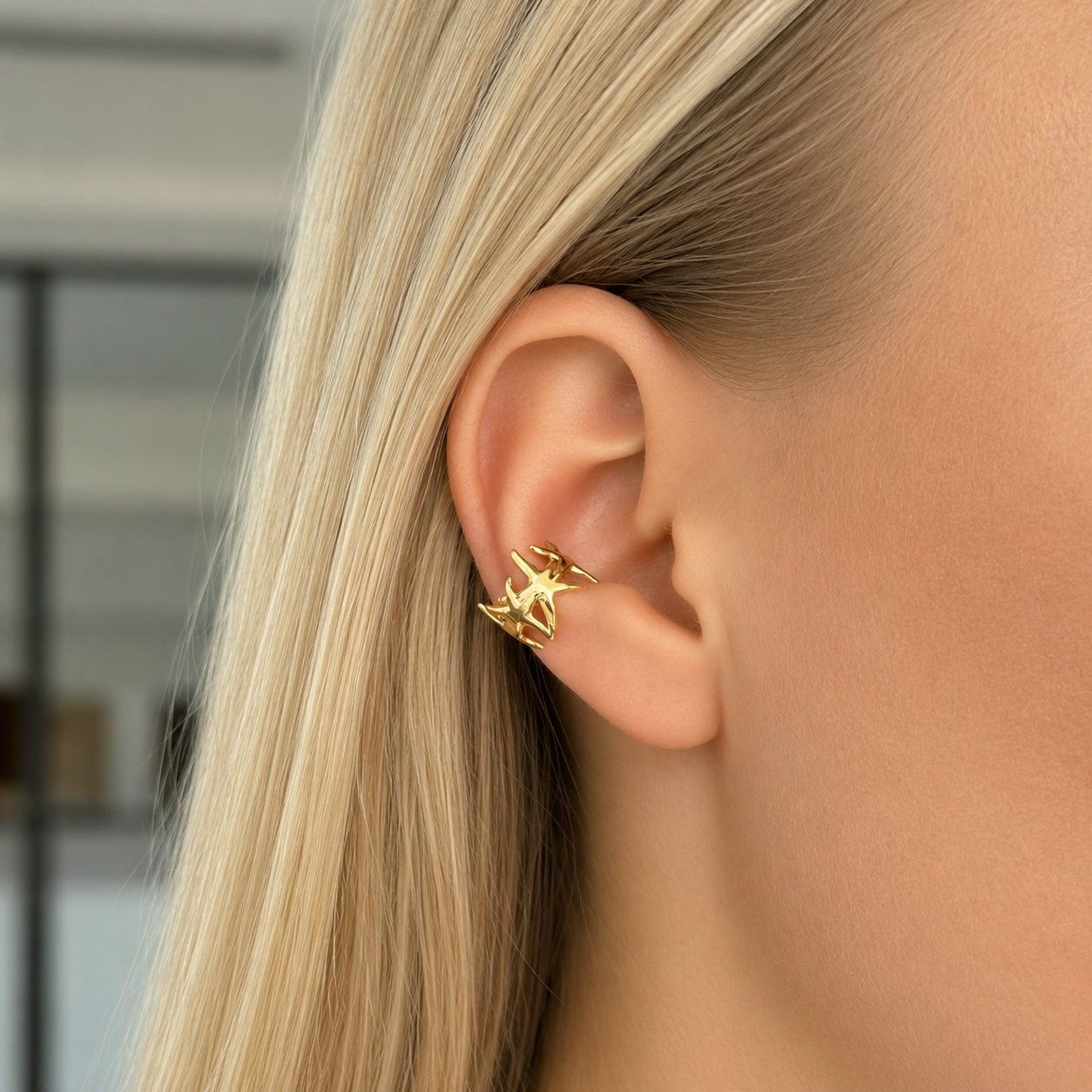 Seastar ear cuff